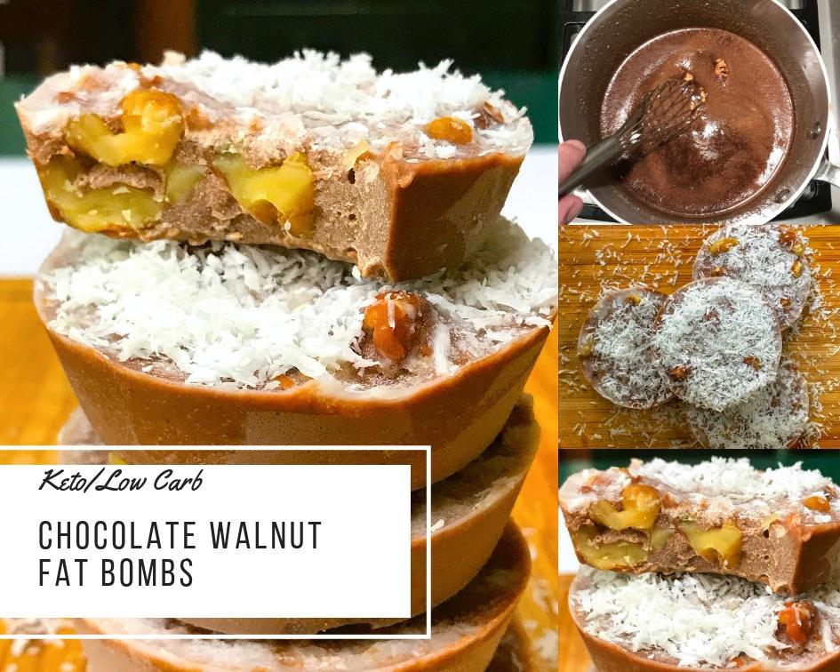 Chocolate Walnut Fat Bombs r/ketorecipes