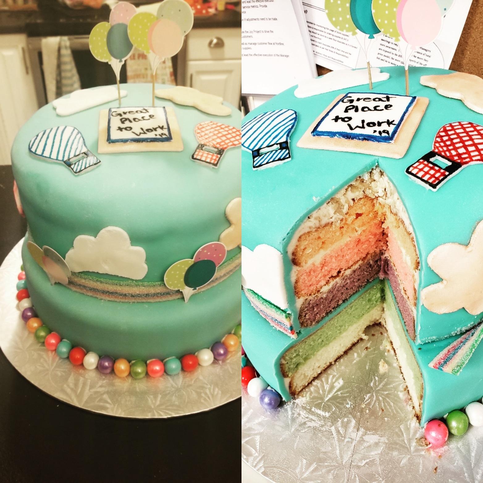 [Homemade] 5 layer, 5 flavor cake r/food