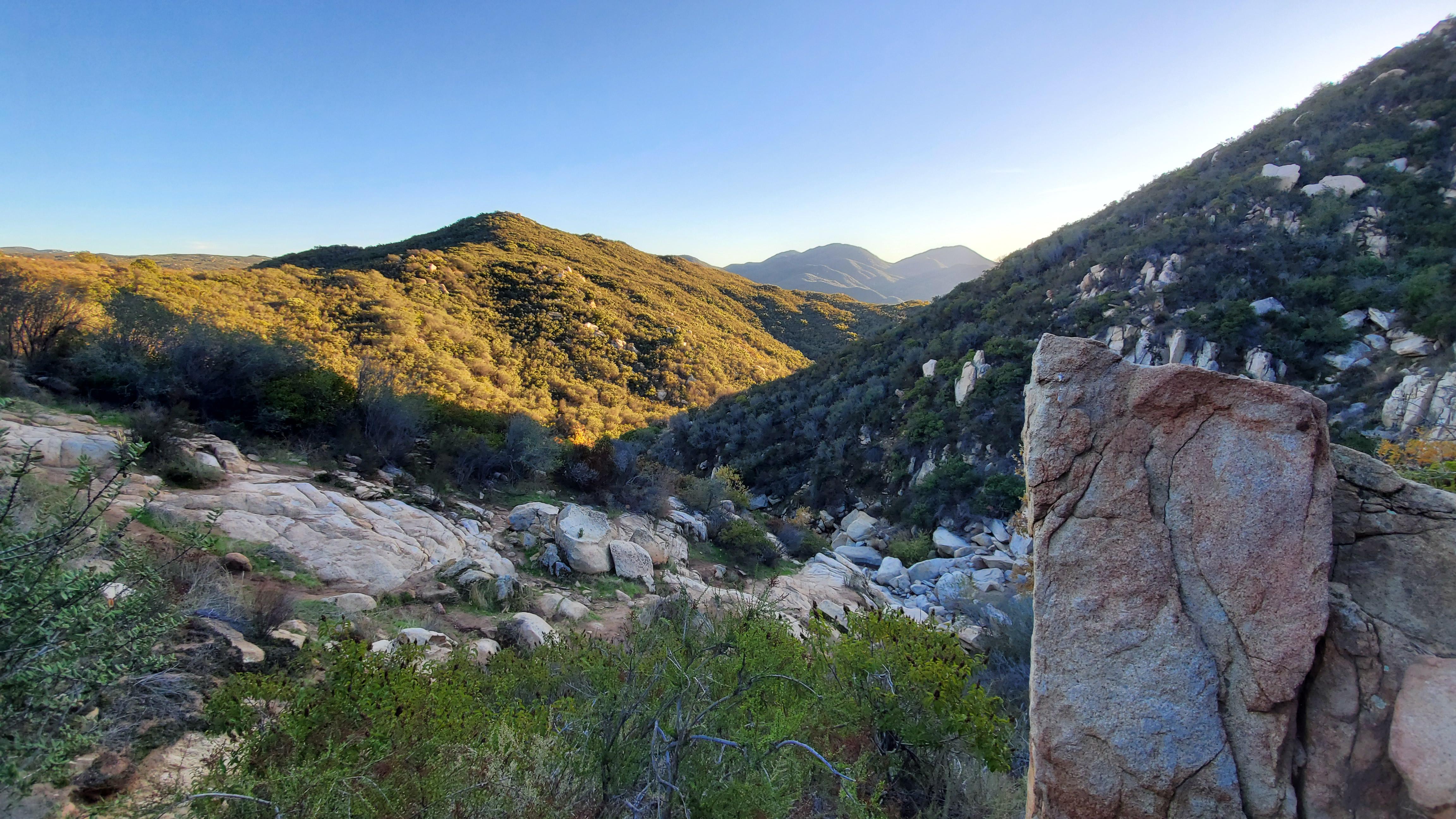 Ortega Falls hike (no water because of Santa Ana winds) off of Ortega