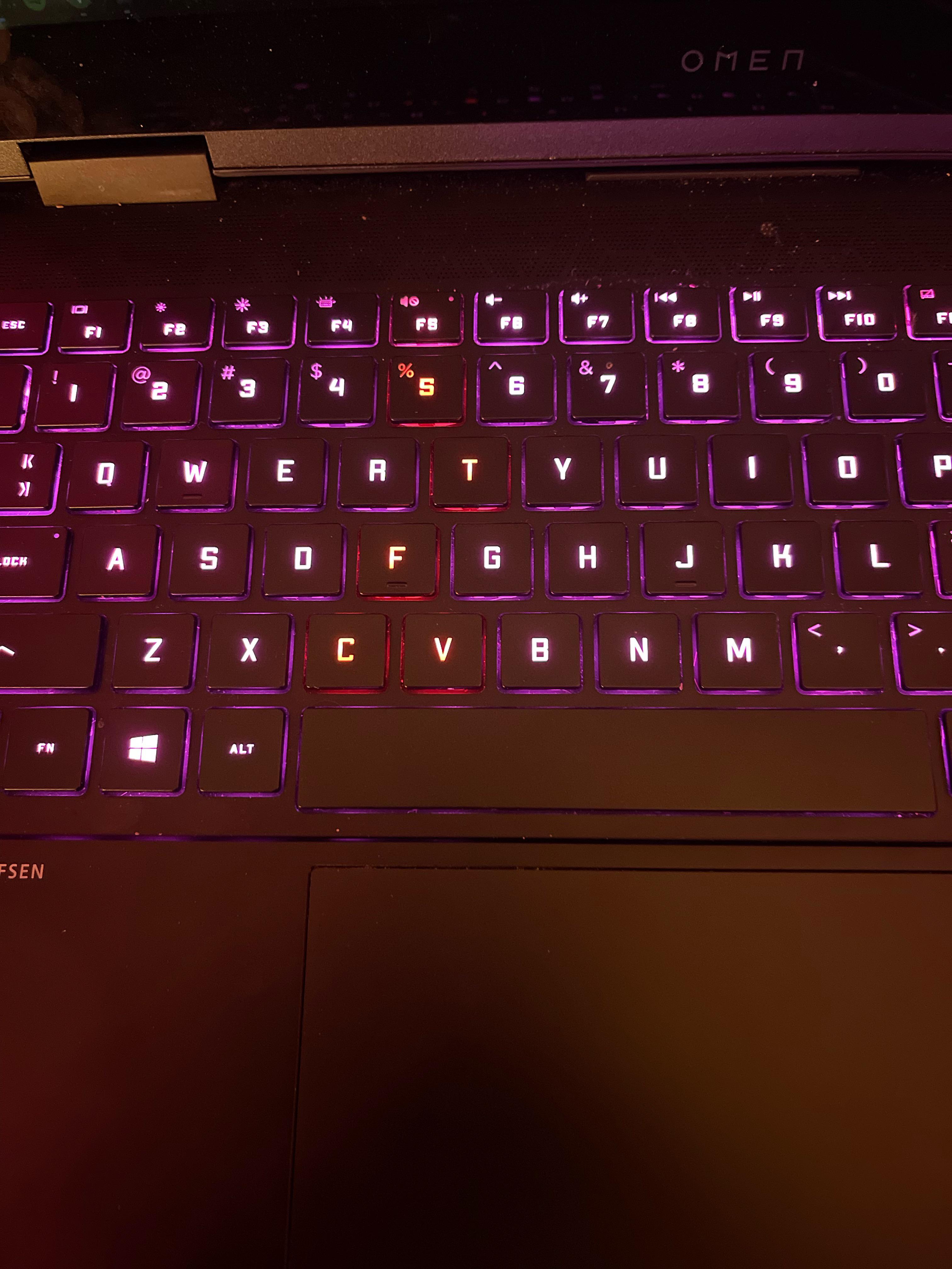 Hp omen laptop 15ek0xxx issue with leds on keyboard r/HPOmen