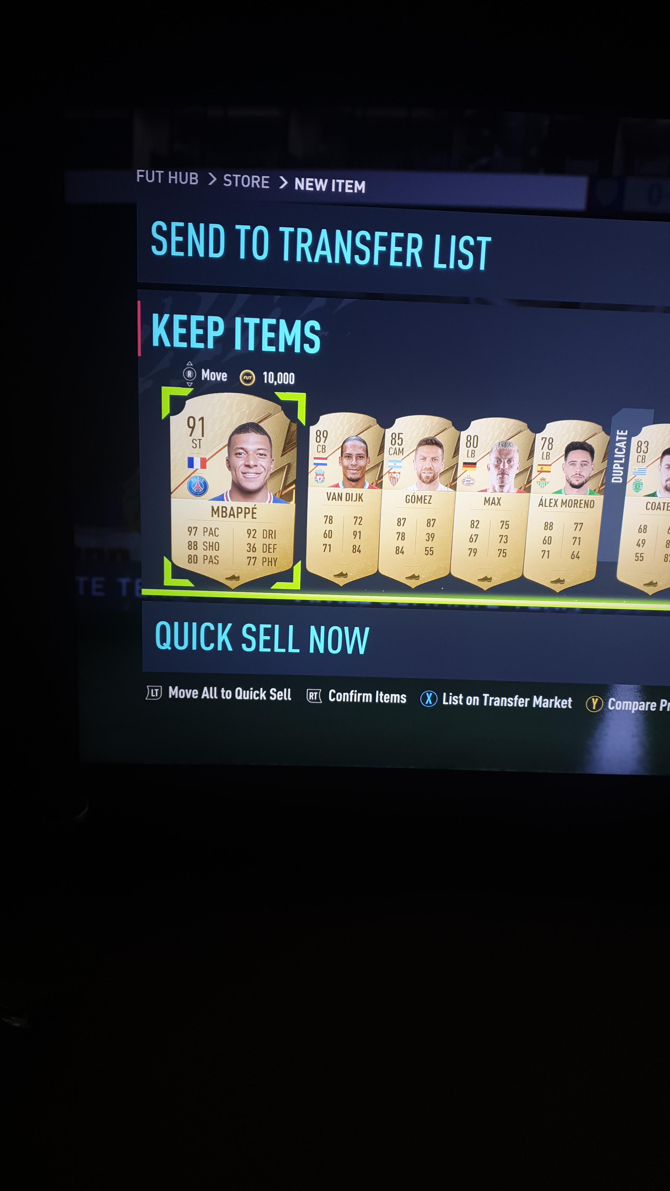 Rare Player Pack r/fut