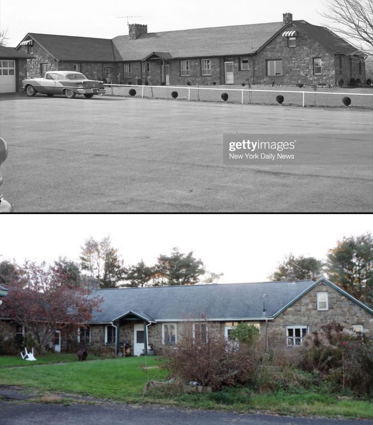 The home where the infamous Apalachin Mob meeting was raided in 1957. r/OldPhotosInRealLife