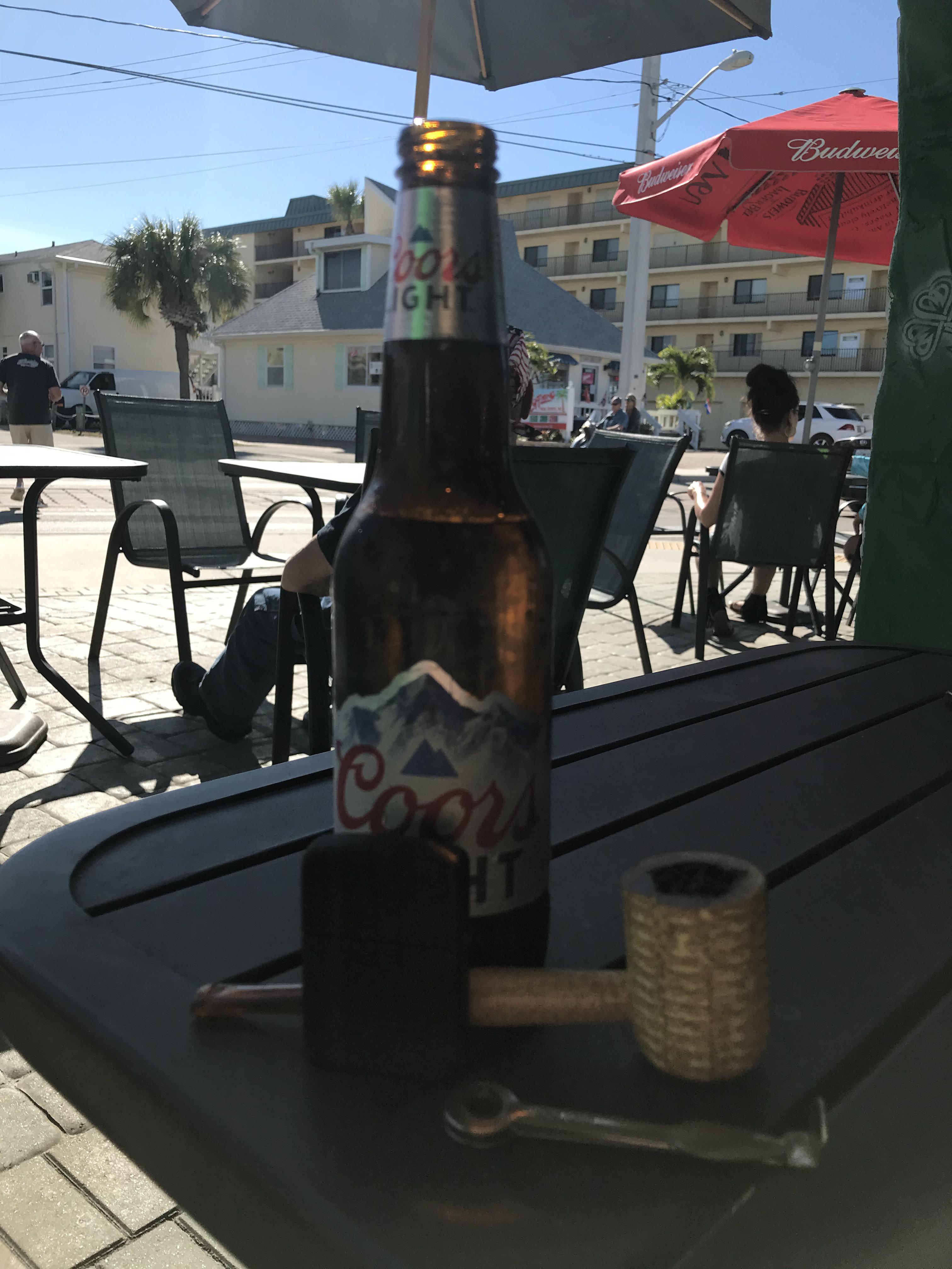 The Shamrock Pub at Fort Myers, Florida. Living up to the saying “your