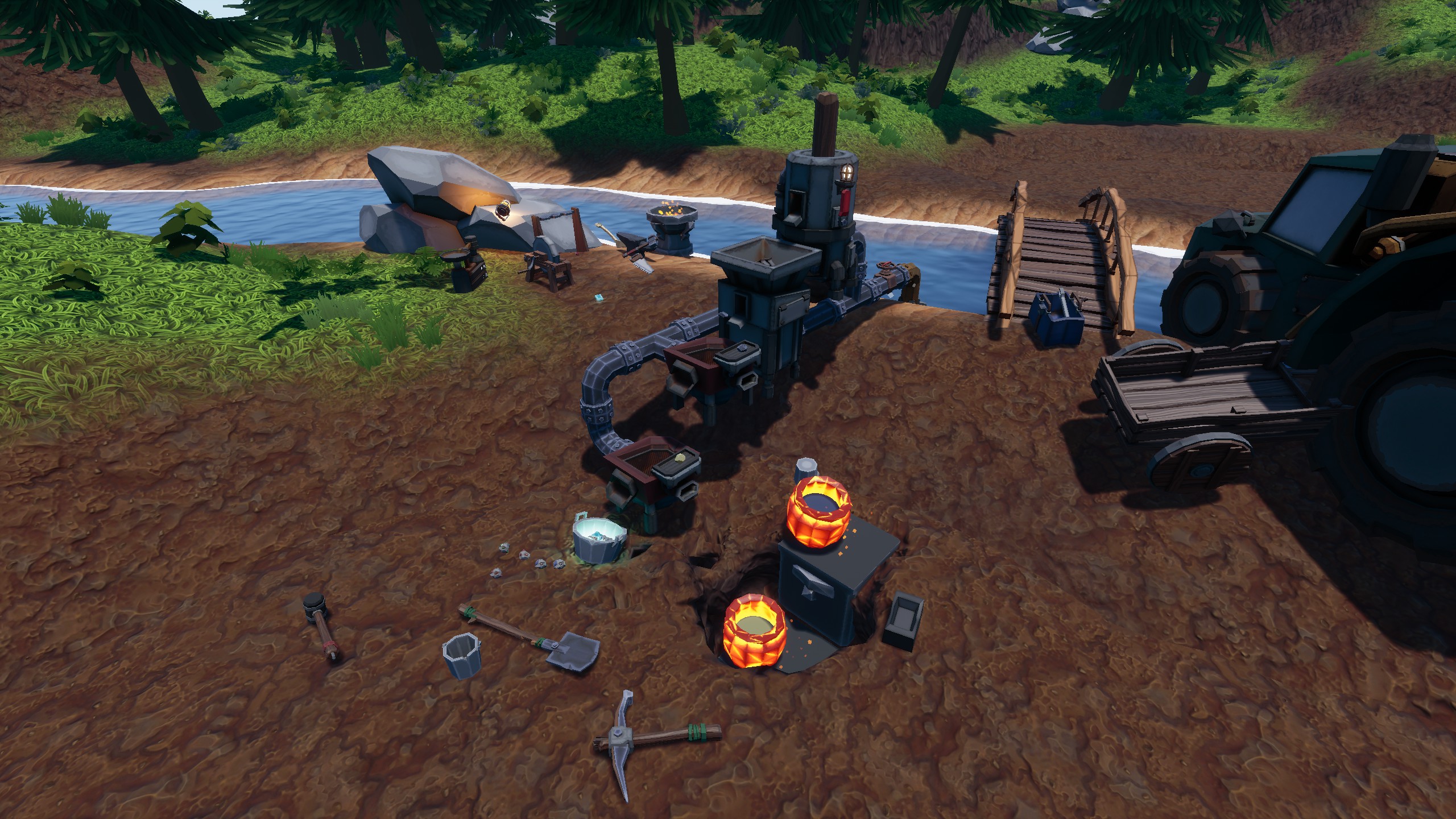 My T1 starter setup r/Hydroneer