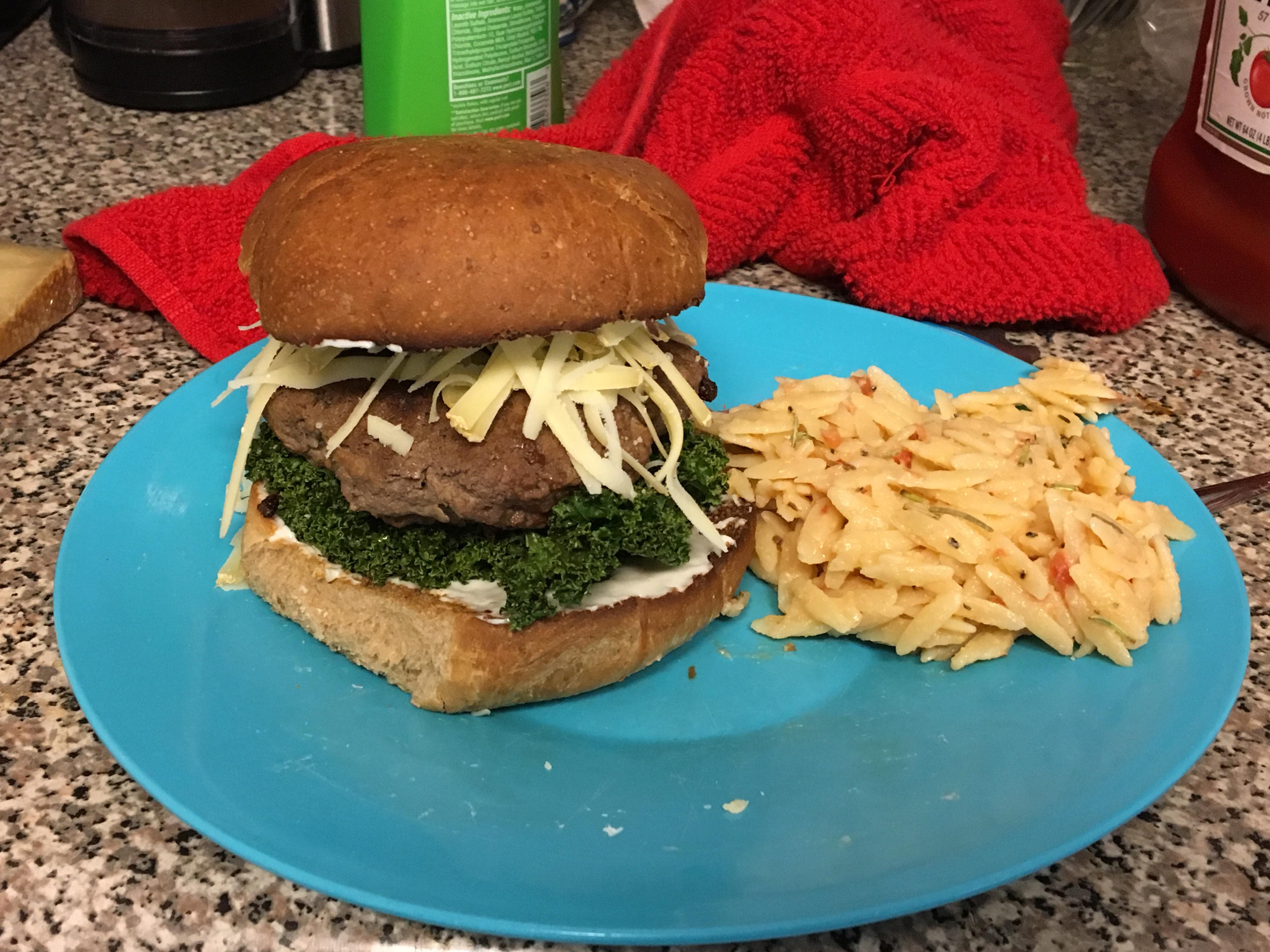 "If looks could kale" burger from bobs burgers! Comes with kale r