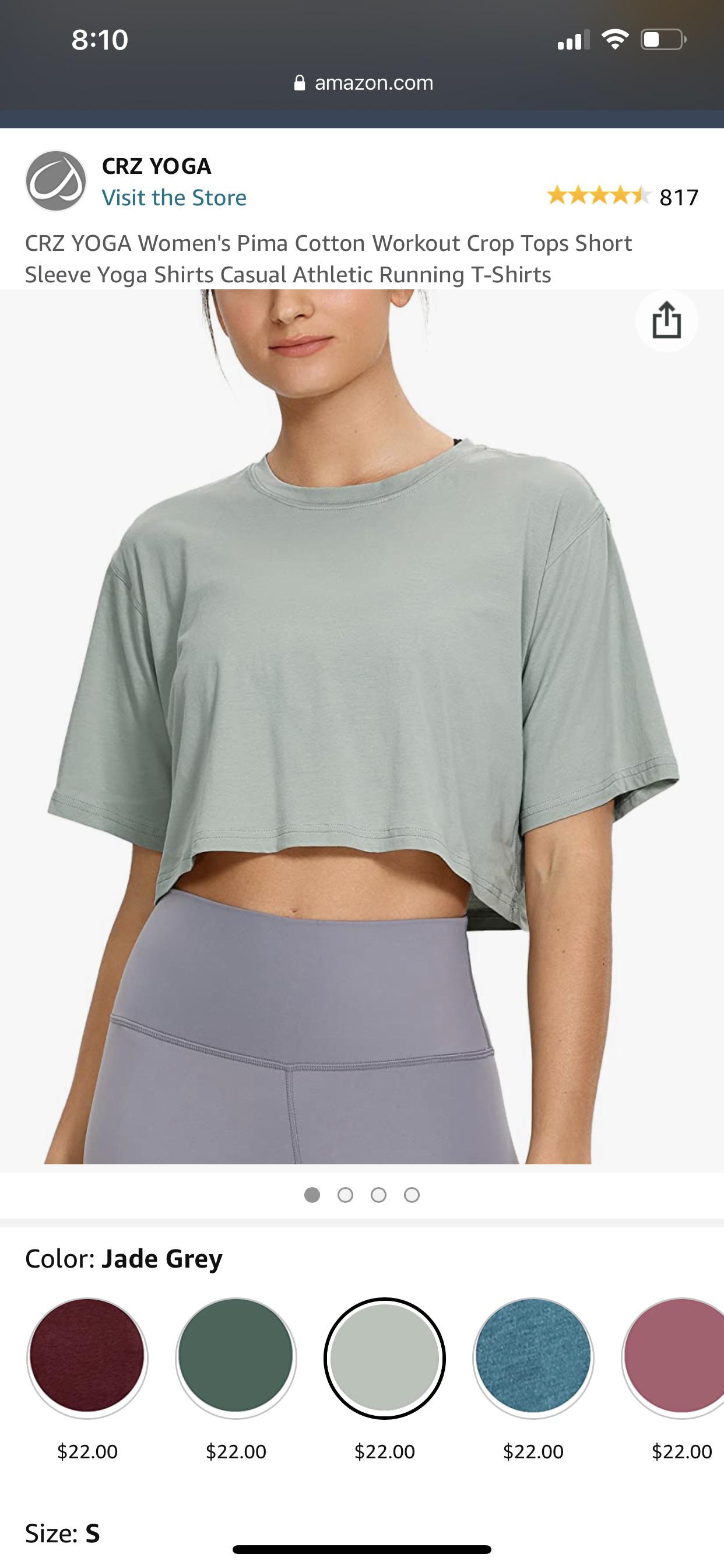 Does anyone have this CRZ Yoga Lululemon All Yours Cropped Tshirt and