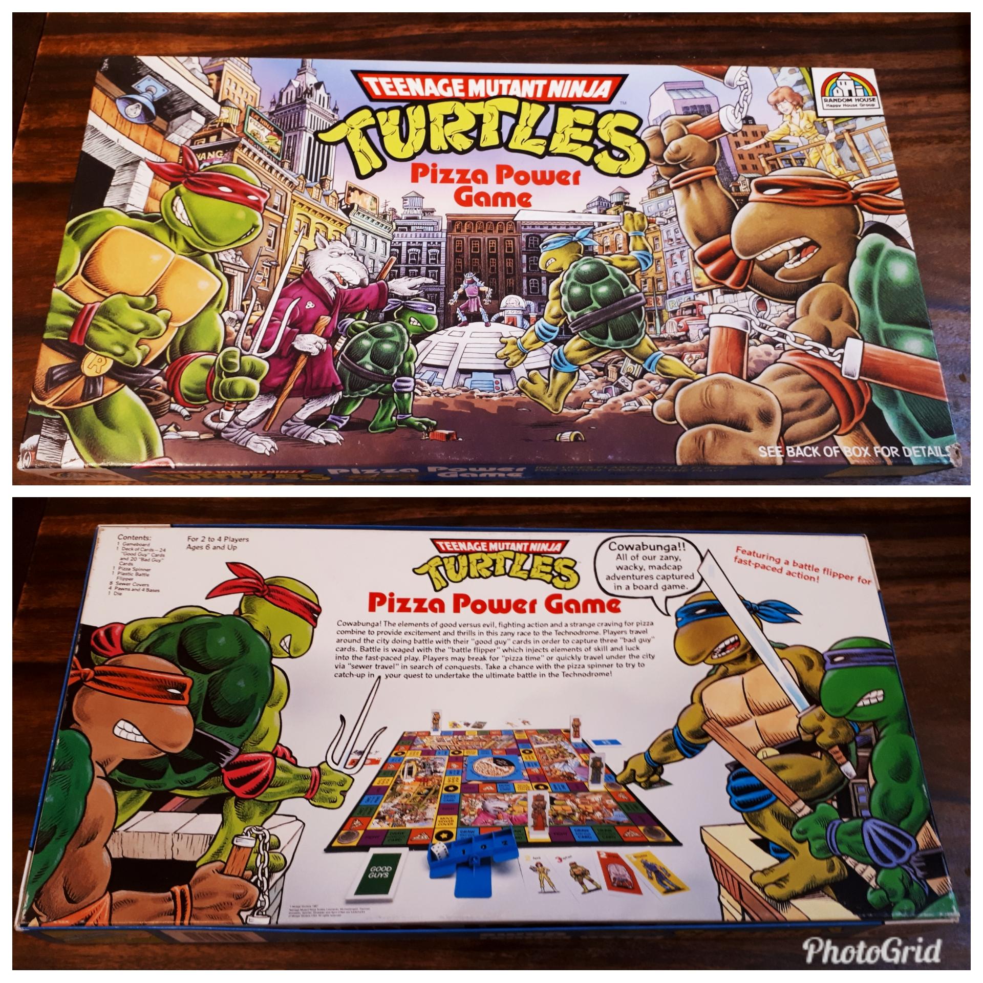 My TMNT Pizza Power Game. Played this as a kid. Now I play it with my