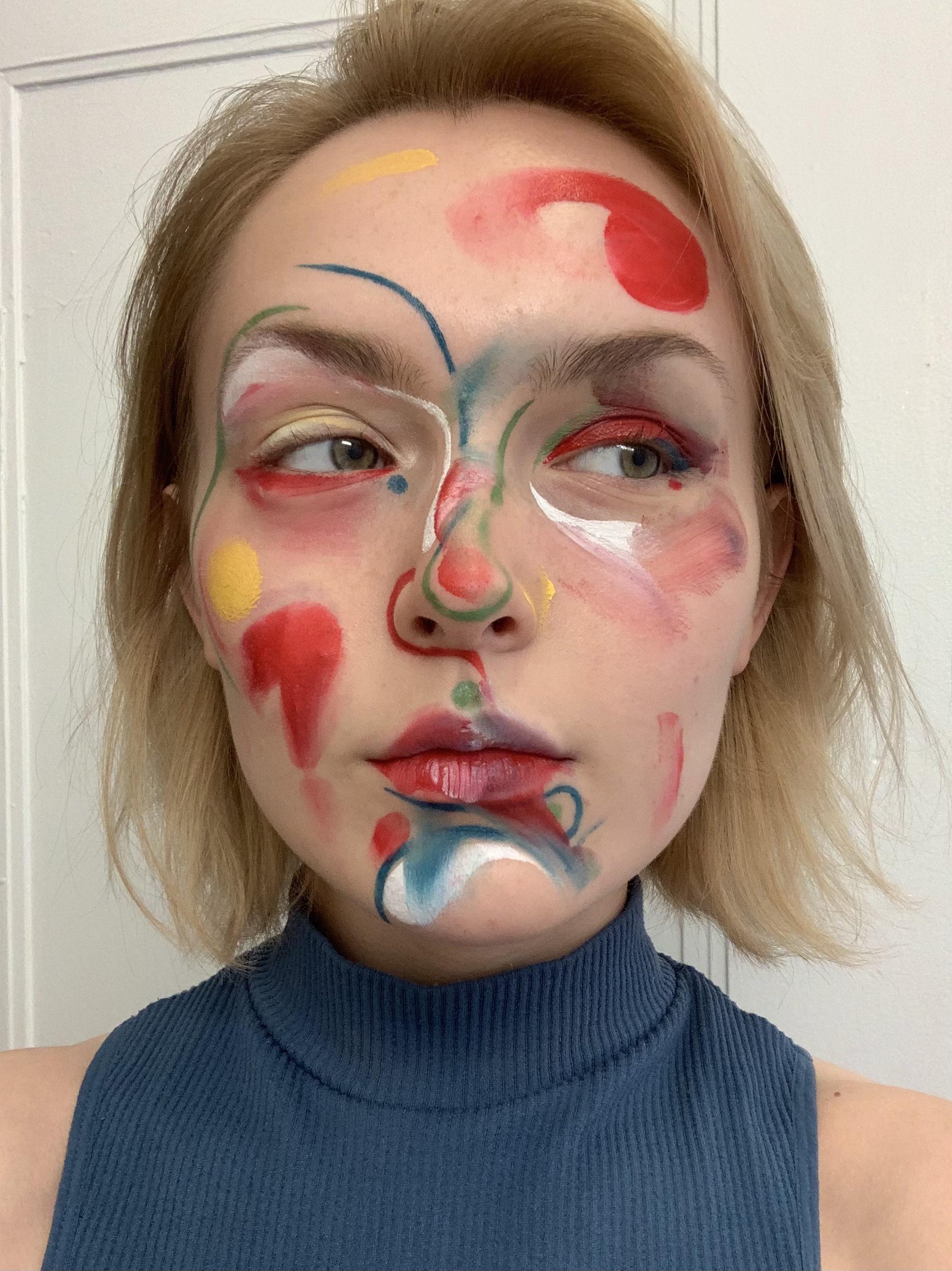 Oh and since I love smudging up my oilbased face paint looks… r