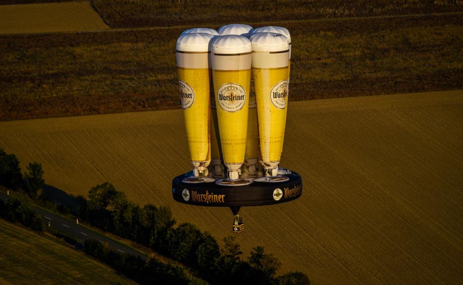 The probably most German balloon had its maiden flight yesterday