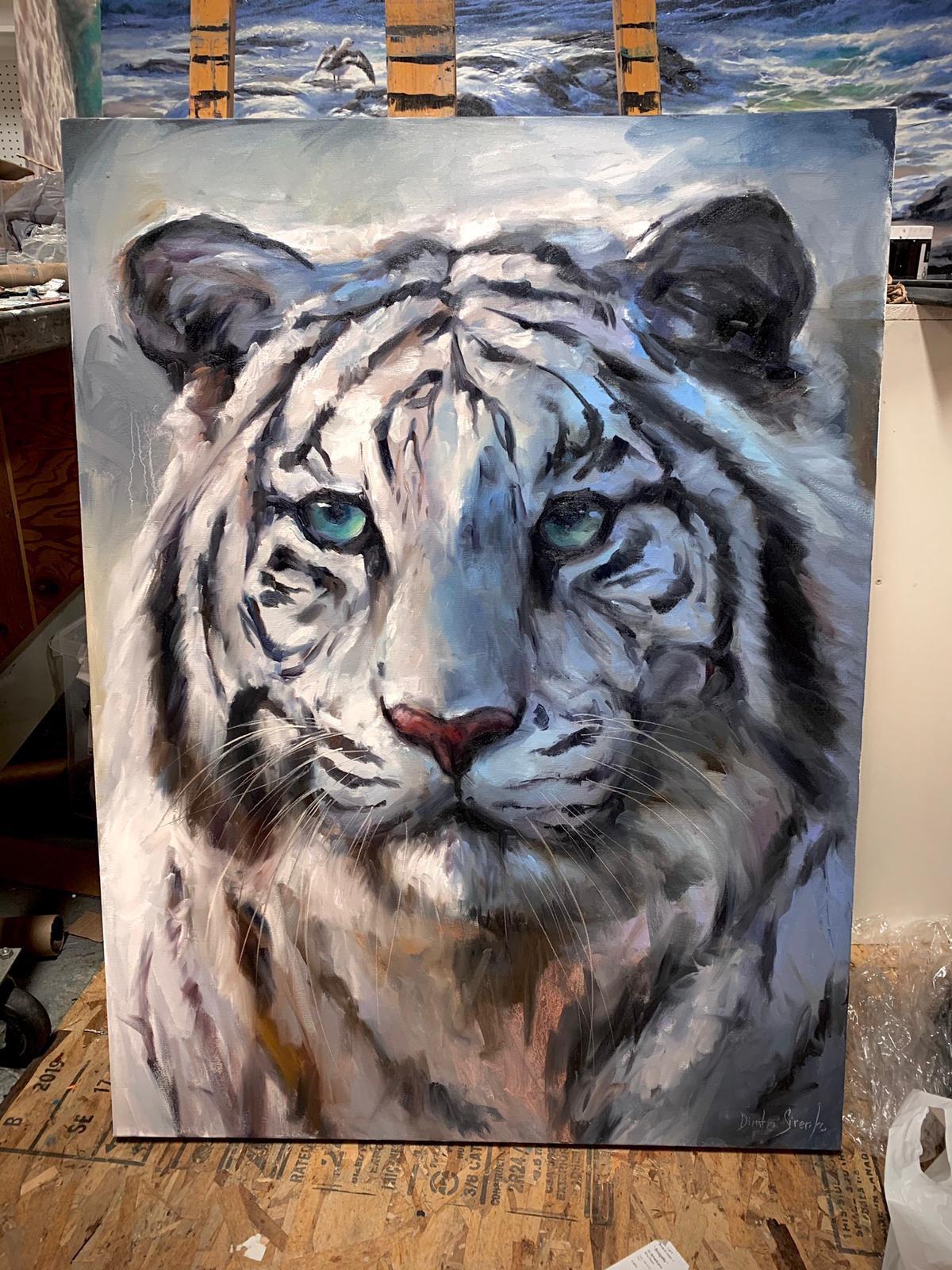 White Tiger Paintings