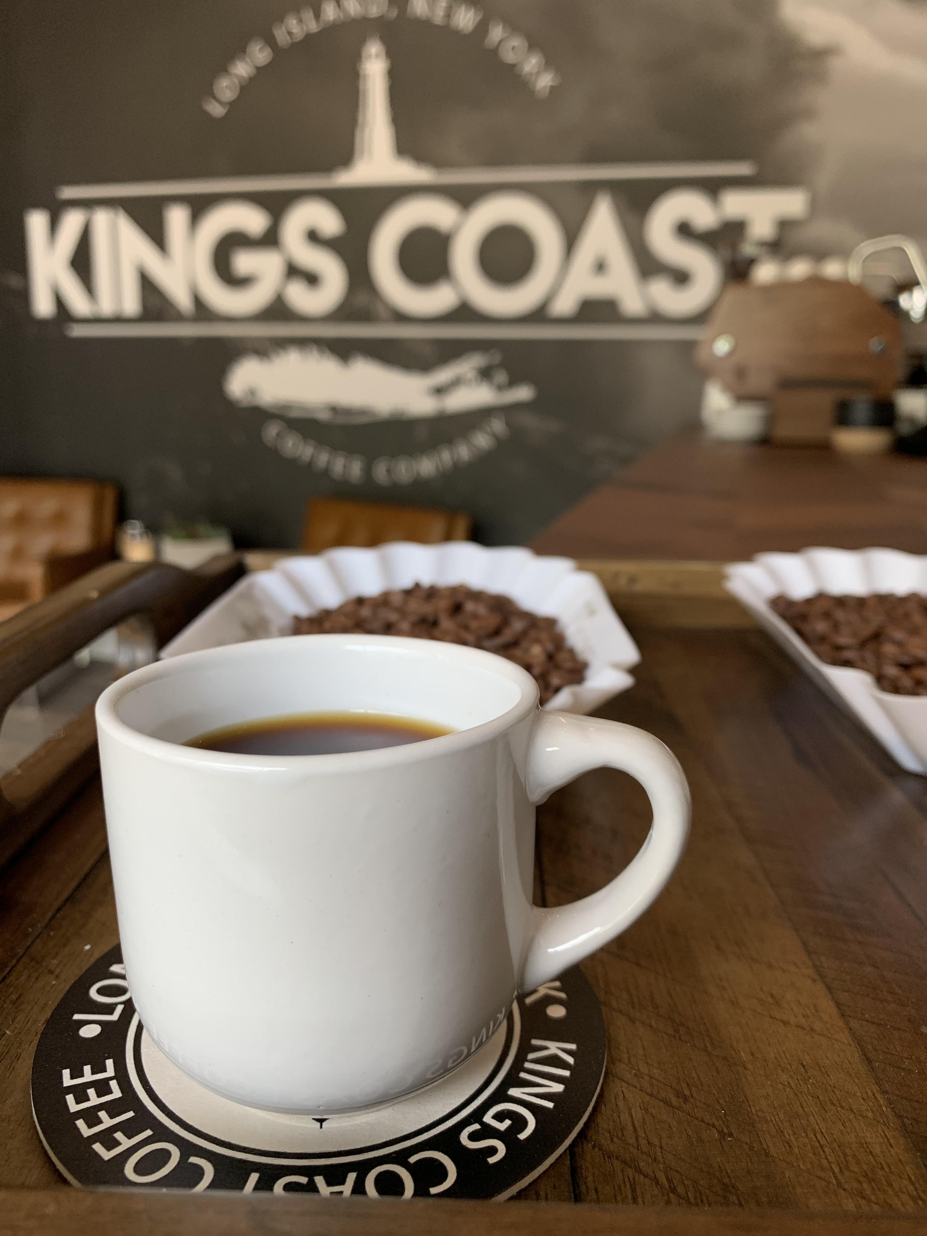 Kings Coast Coffee Company, roasted on Long Island for Islanders r