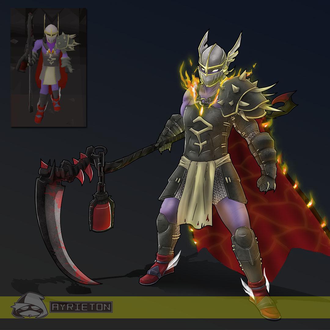 Character Art commission Commission currently FULL r/runescape