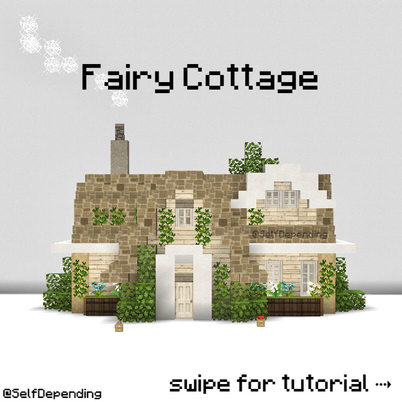 Here's A Quick Fairy Cottage Tutorial By Me :) : R/Minecraft