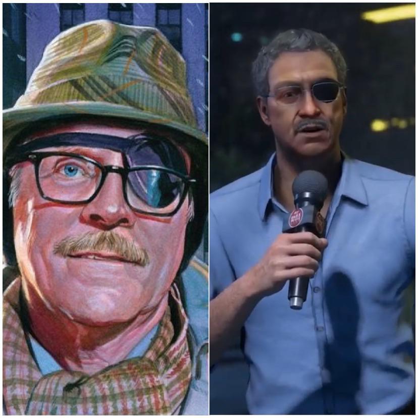 Phil Sheldon from the comic book Marvels appeared in the Avengers game