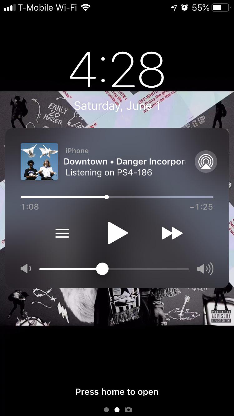 Why doesn’t the music widget on my lock screen disappear