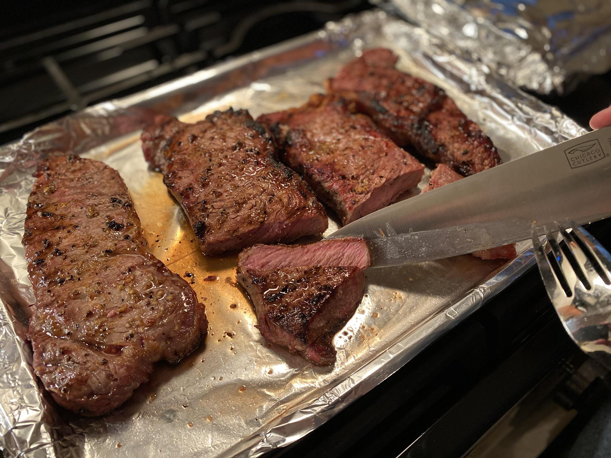 Birthday steaks on the er kettle inspired by you guys! r/grilling