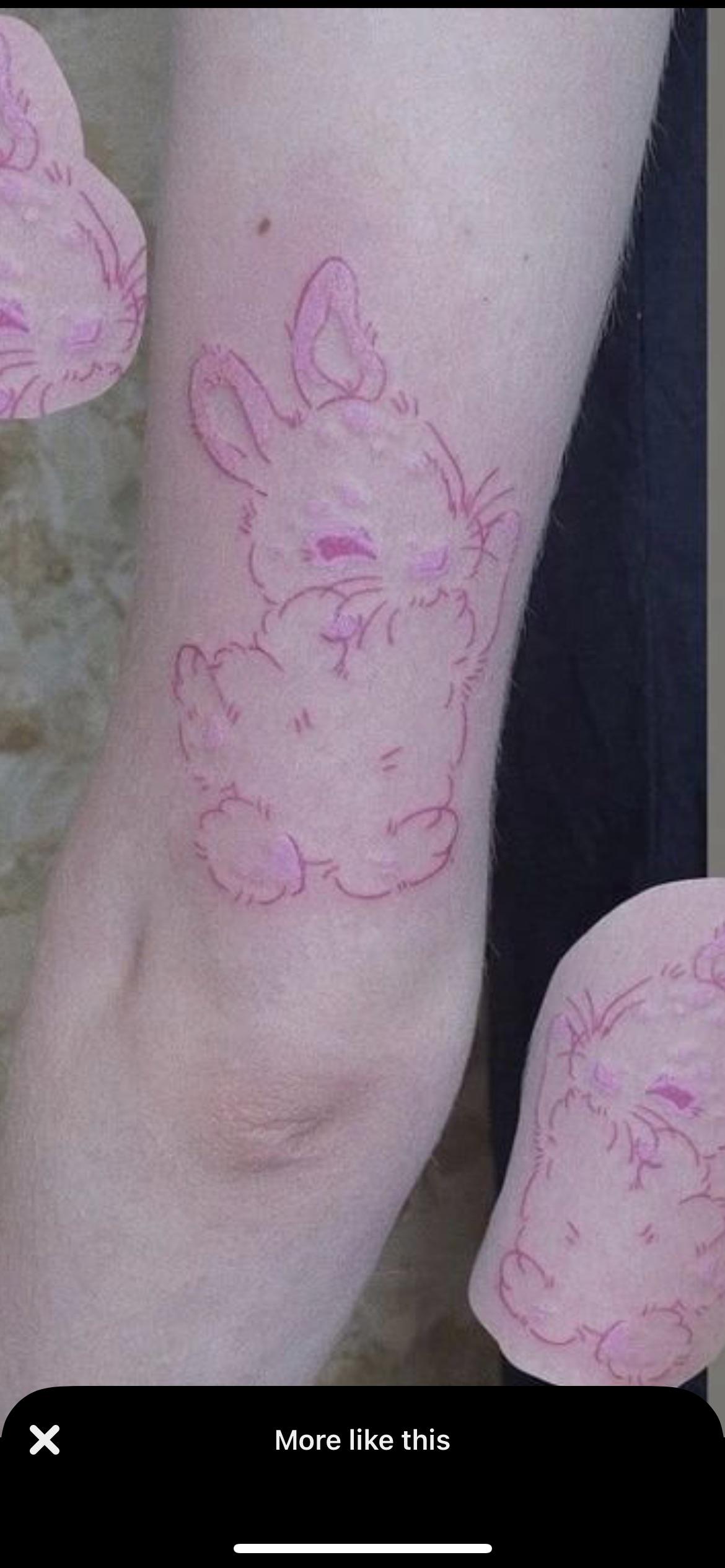 How does an all pink tattoo heal? r/tattooadvice