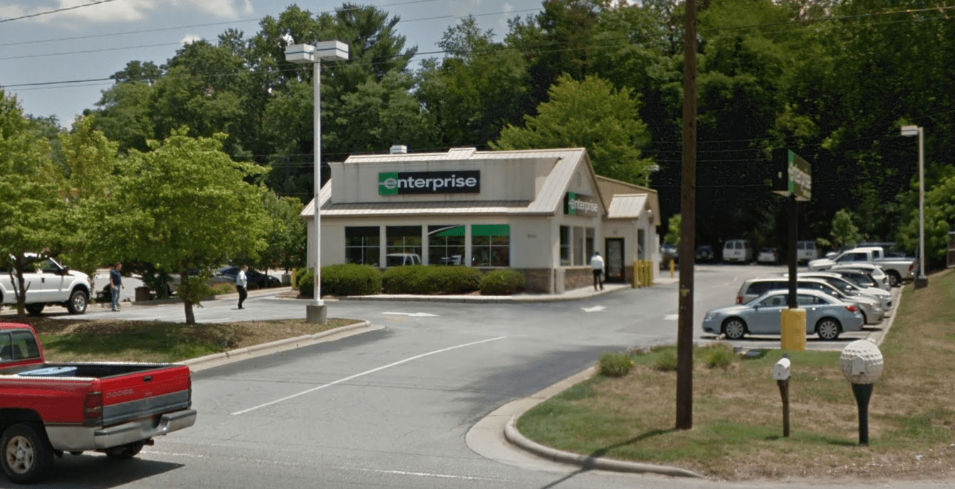 Long John Silvers/A&W converted to Enterprise RentaCar Asheville, NC NotFoolingAnybody