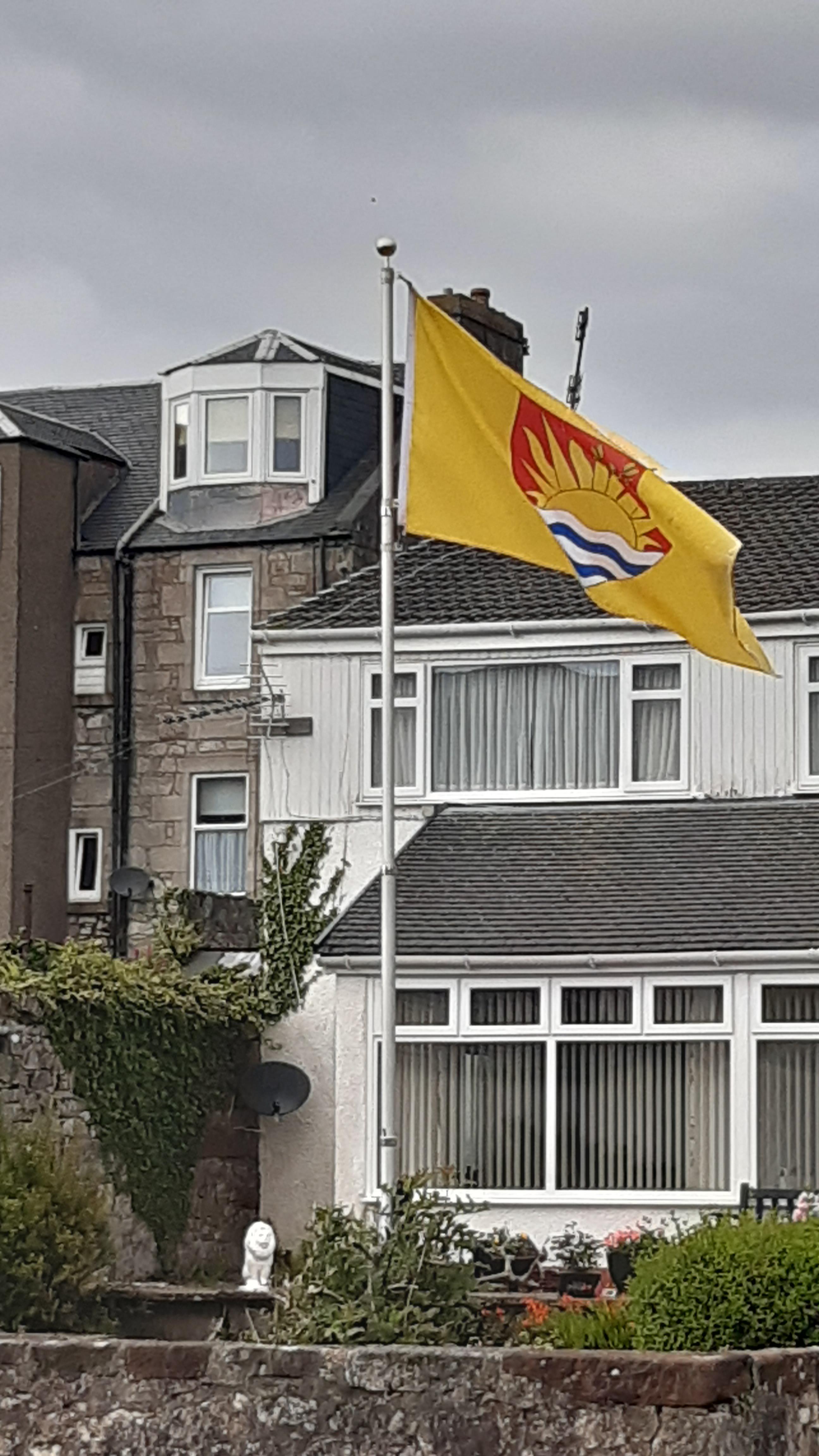 Found this flag at a guest house at the isle of Cumbrae in Scotland was