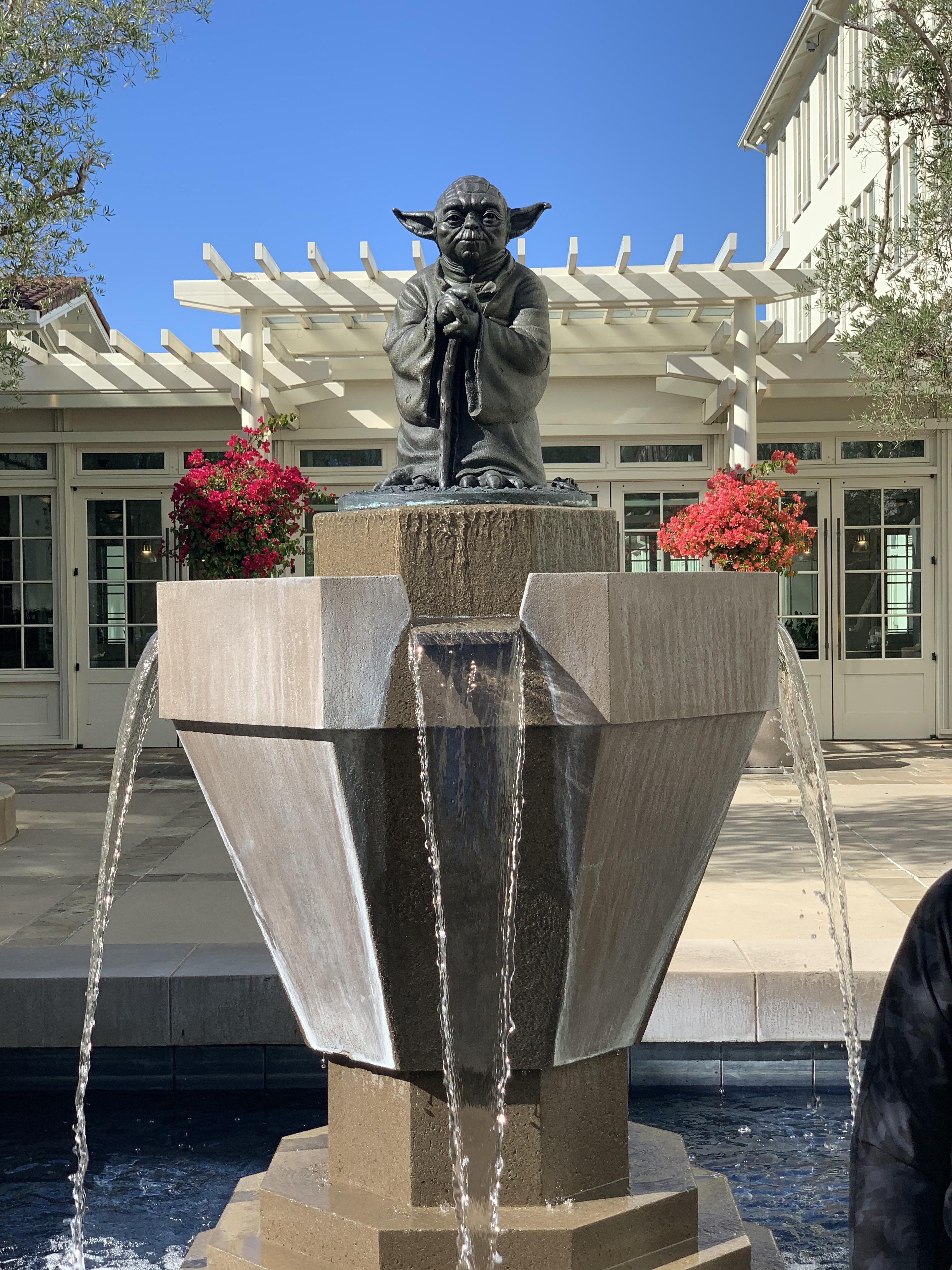 There is a majestic statue of Yoda, just a half mile from my house in