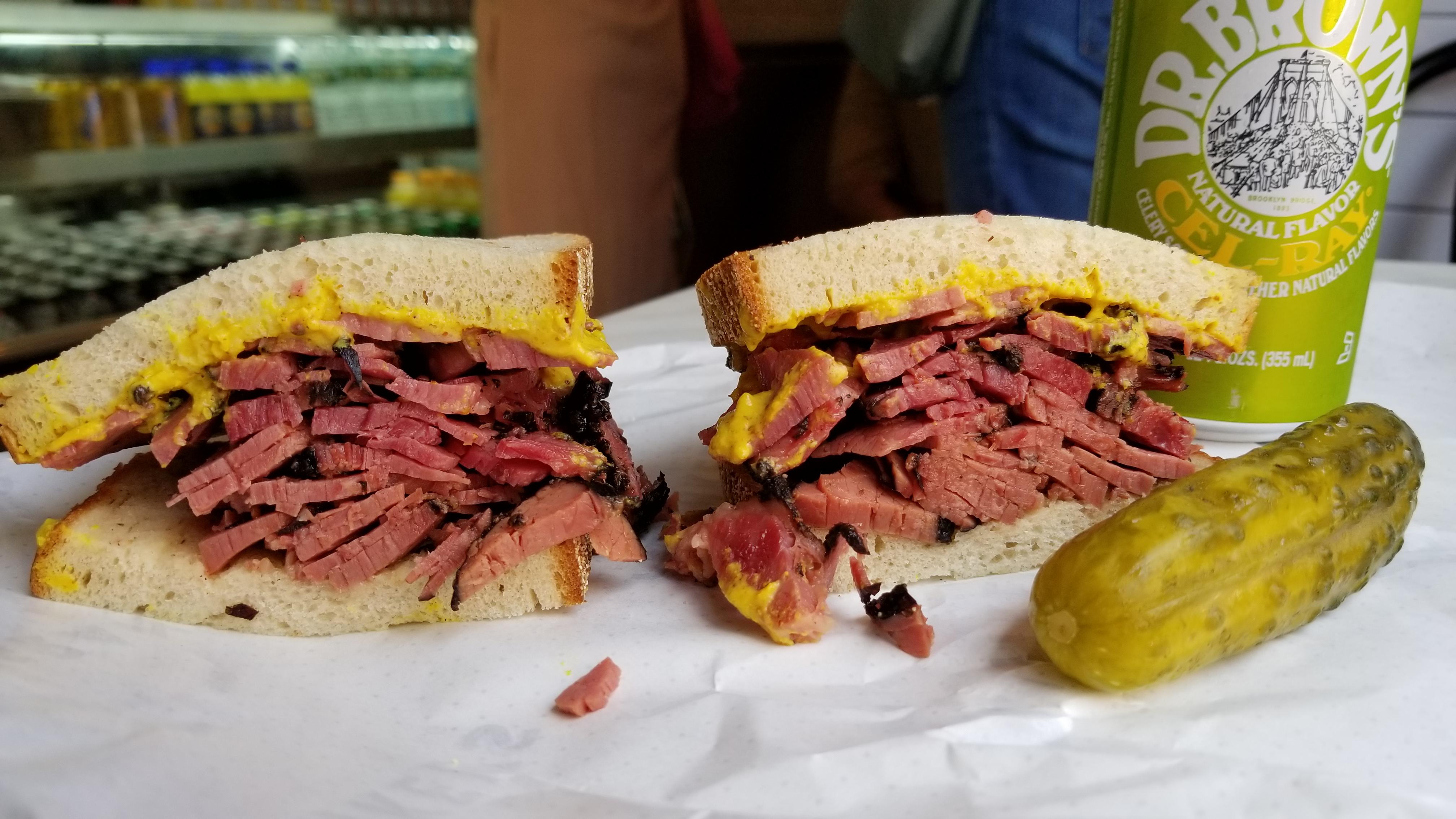 Pastrami Sandwich Frankel's Deli, Brooklyn r/eatsandwiches