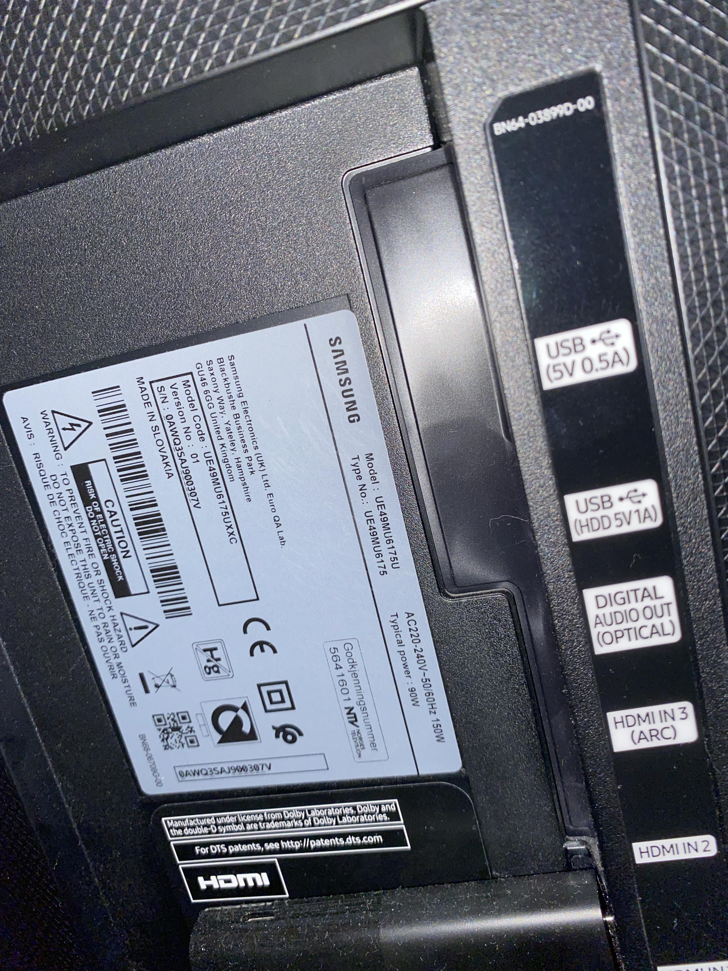 My Samsung TV is made in Slovakia! avoidchineseproducts
