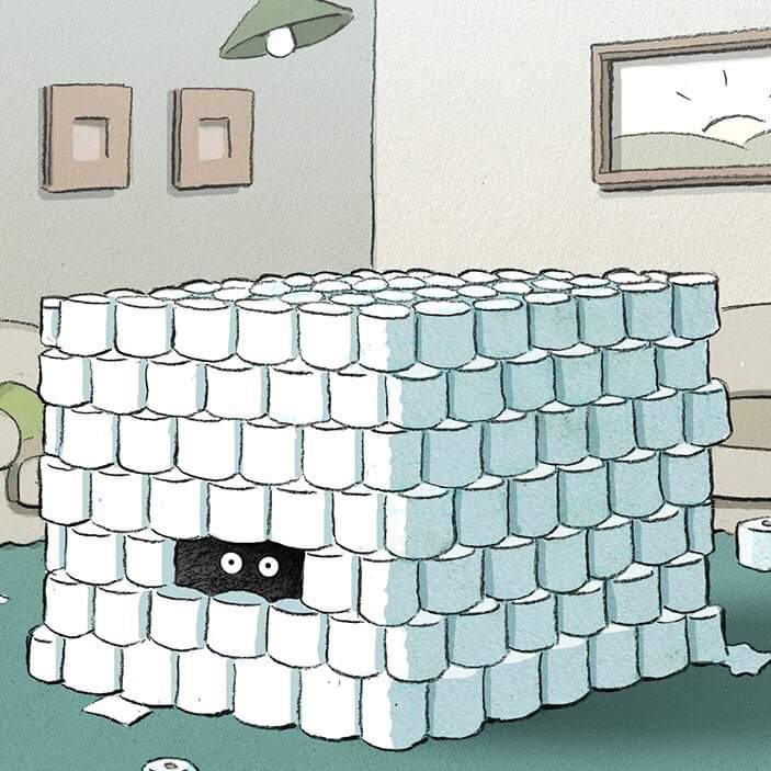 Toilet paper fort r/coronavirusfunnypics