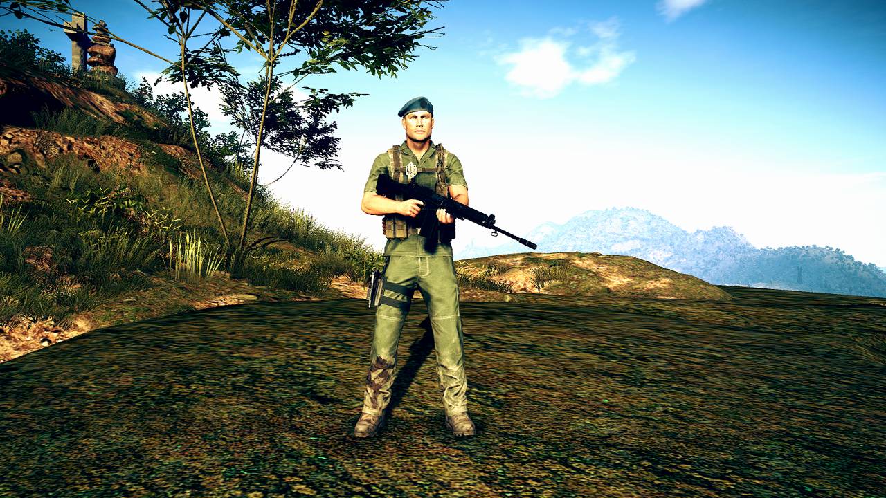 Pretty bad but i wanted to make the Irish Peacekeepers from The Siege