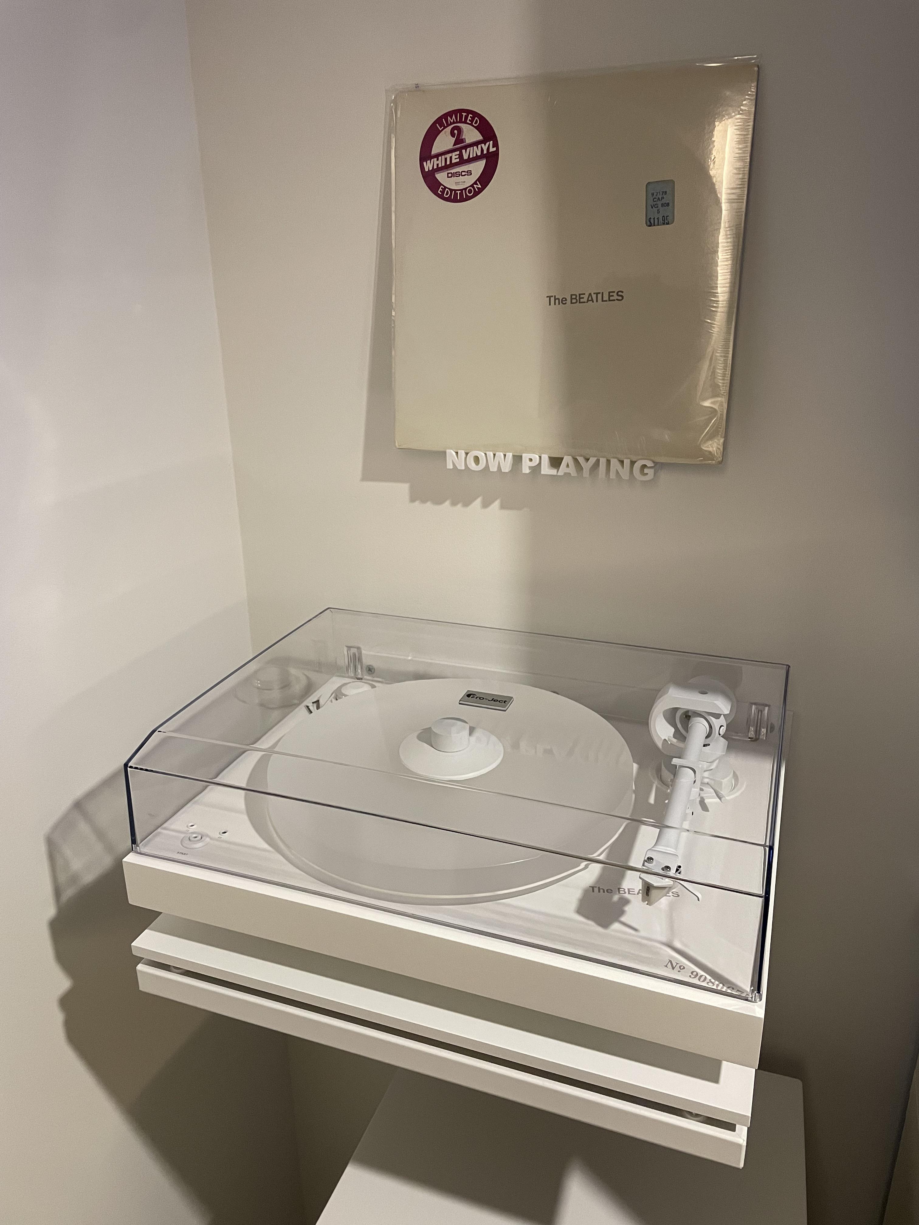 The Beatles White Album white vinyl edition to go with The Beatles