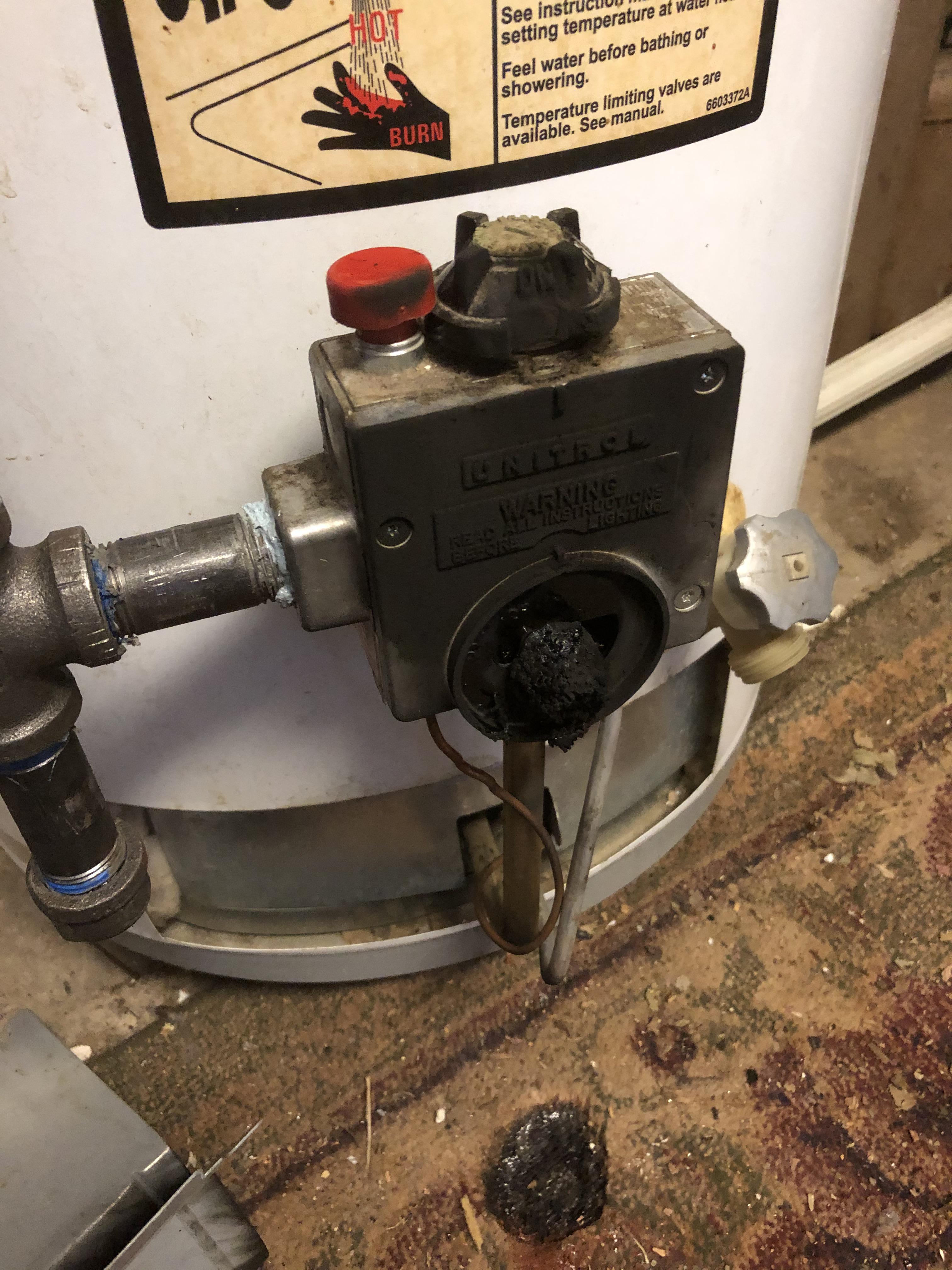 Anyone ever had a unitrol catch on fire after relighting a pilot