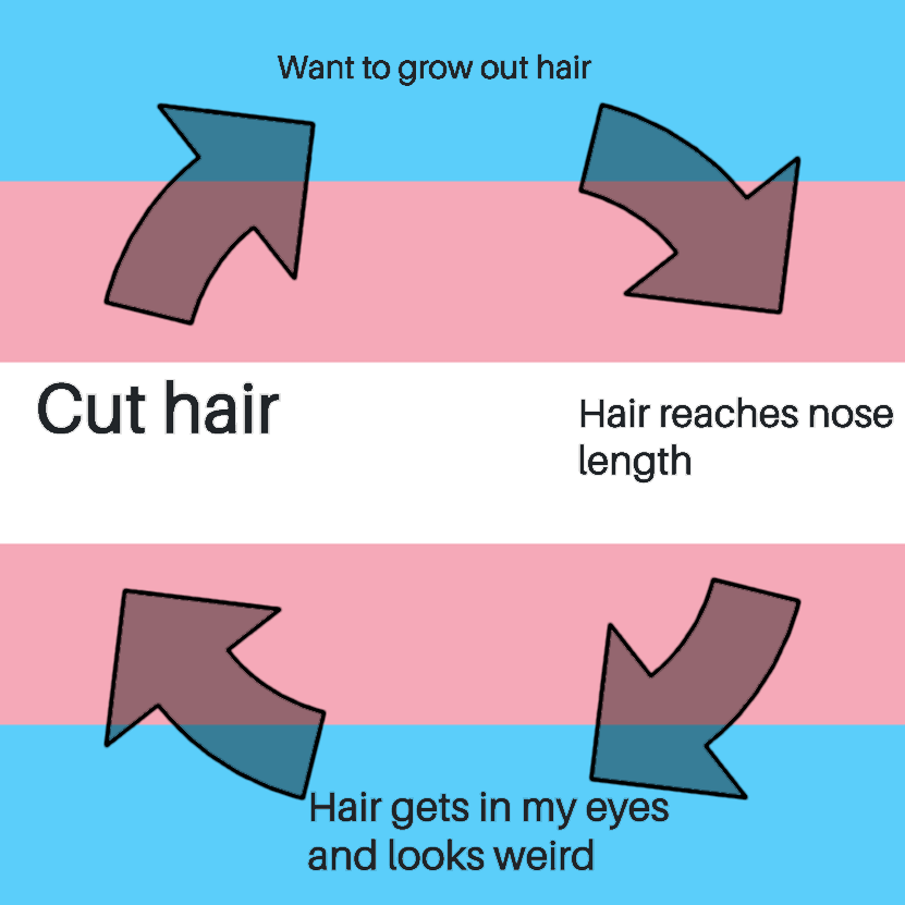 Why is growing out hair so hard... r/traaaaaaannnnnnnnnns
