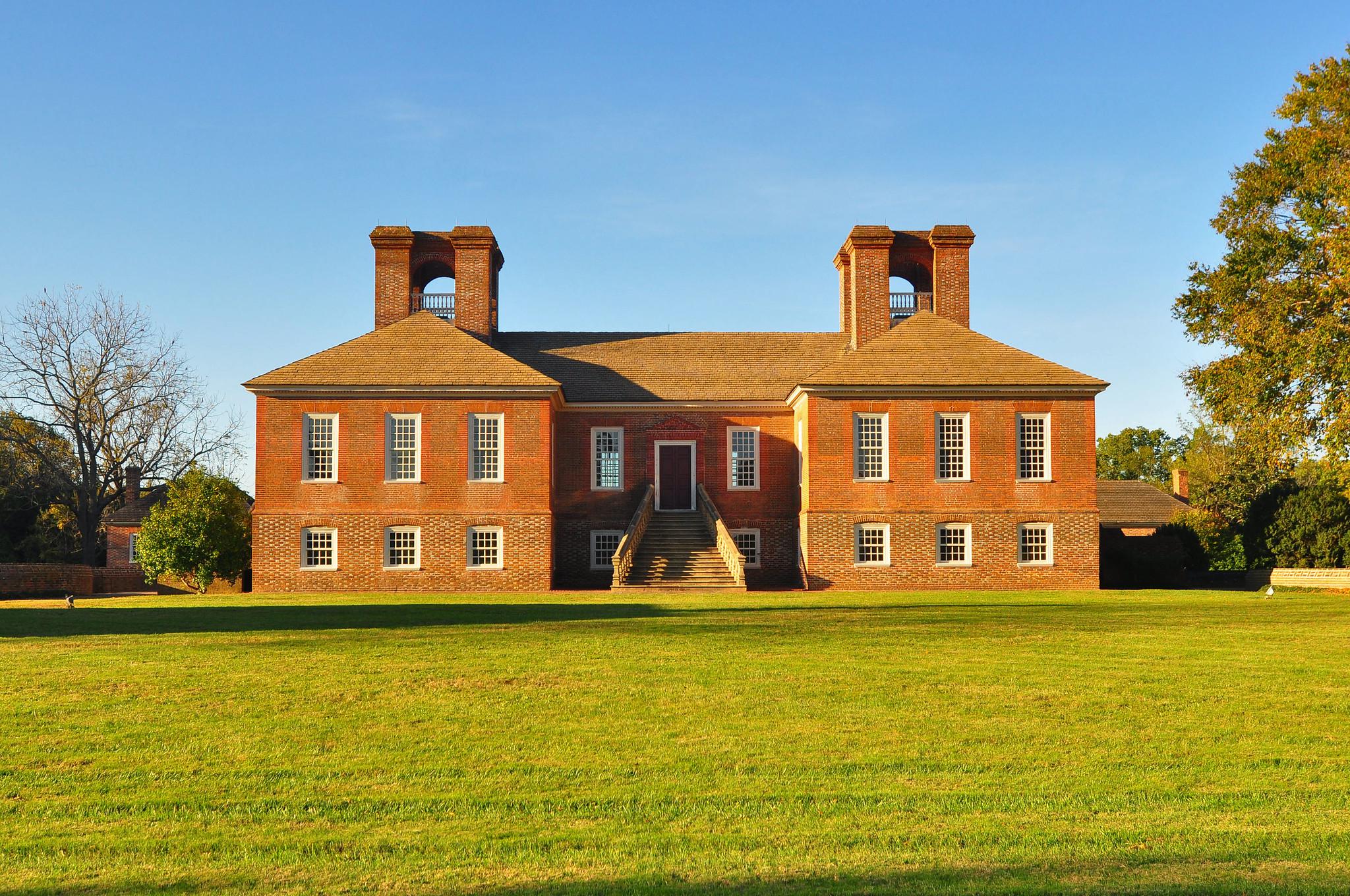 Stratford Hall in Westmoreland County, Virginia, USA. Built 1738. Home