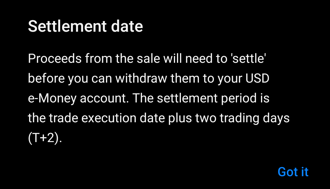 Serious question What if my sale order doesn't settle? Can it happen