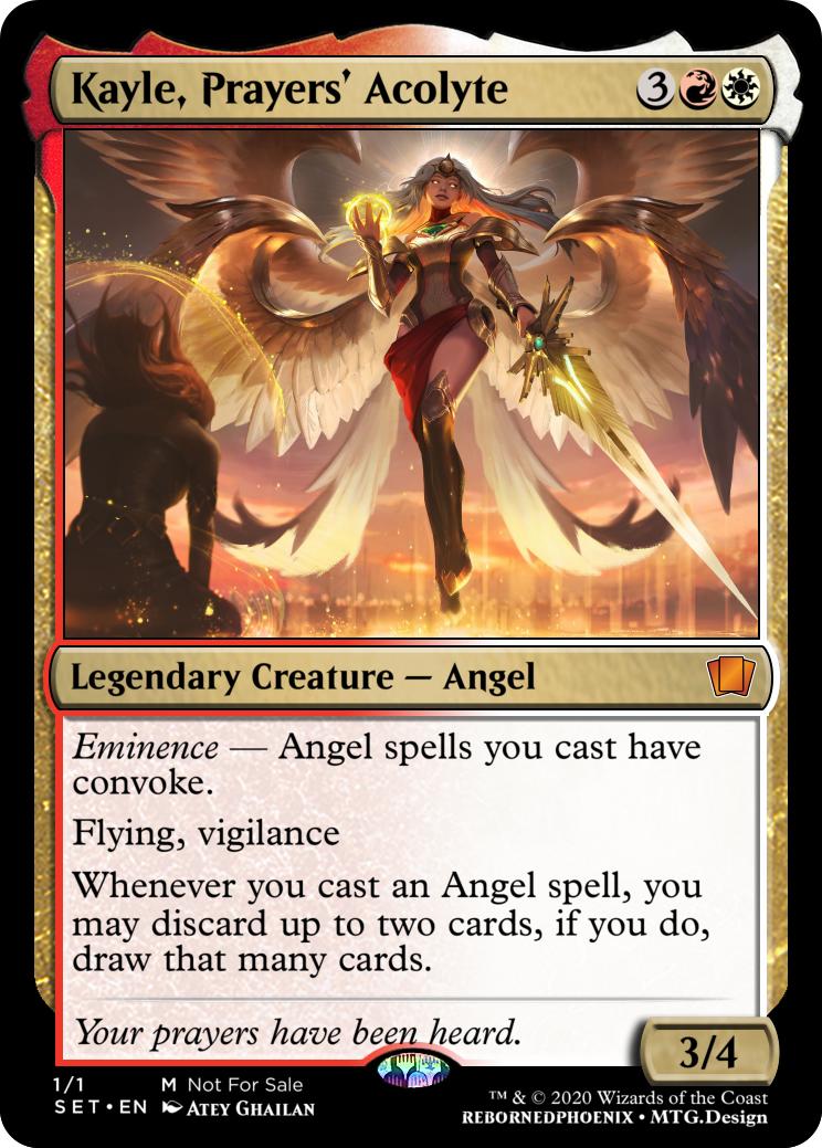 an angel tribal commander r/custommagic