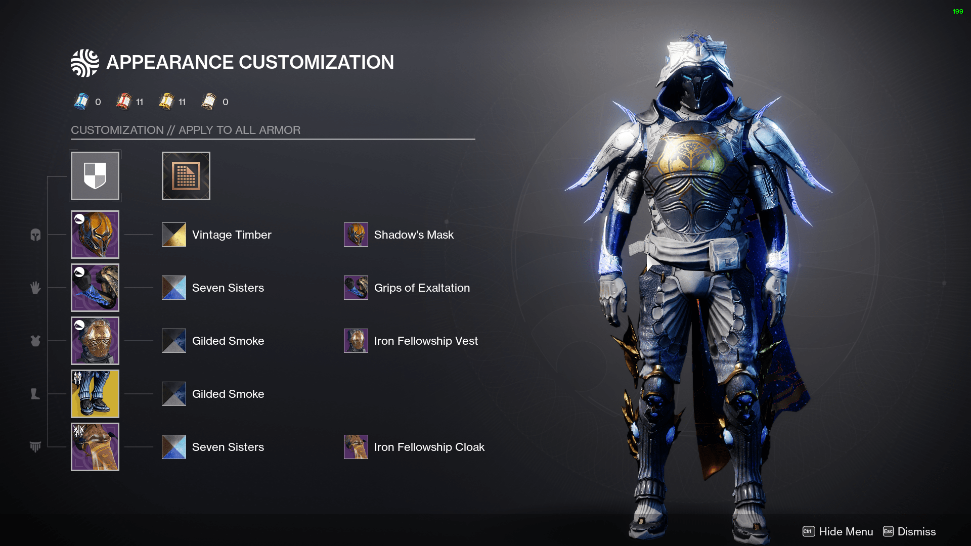 going for samurai look, anyone have suggestions? r/DestinyFashion