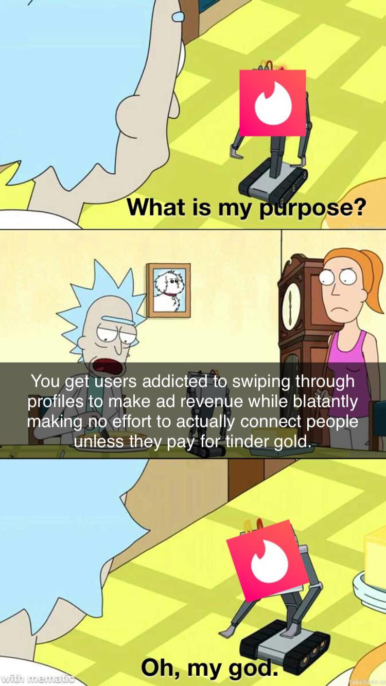 Can we acknowledge that tinder is a trash company? Tinder