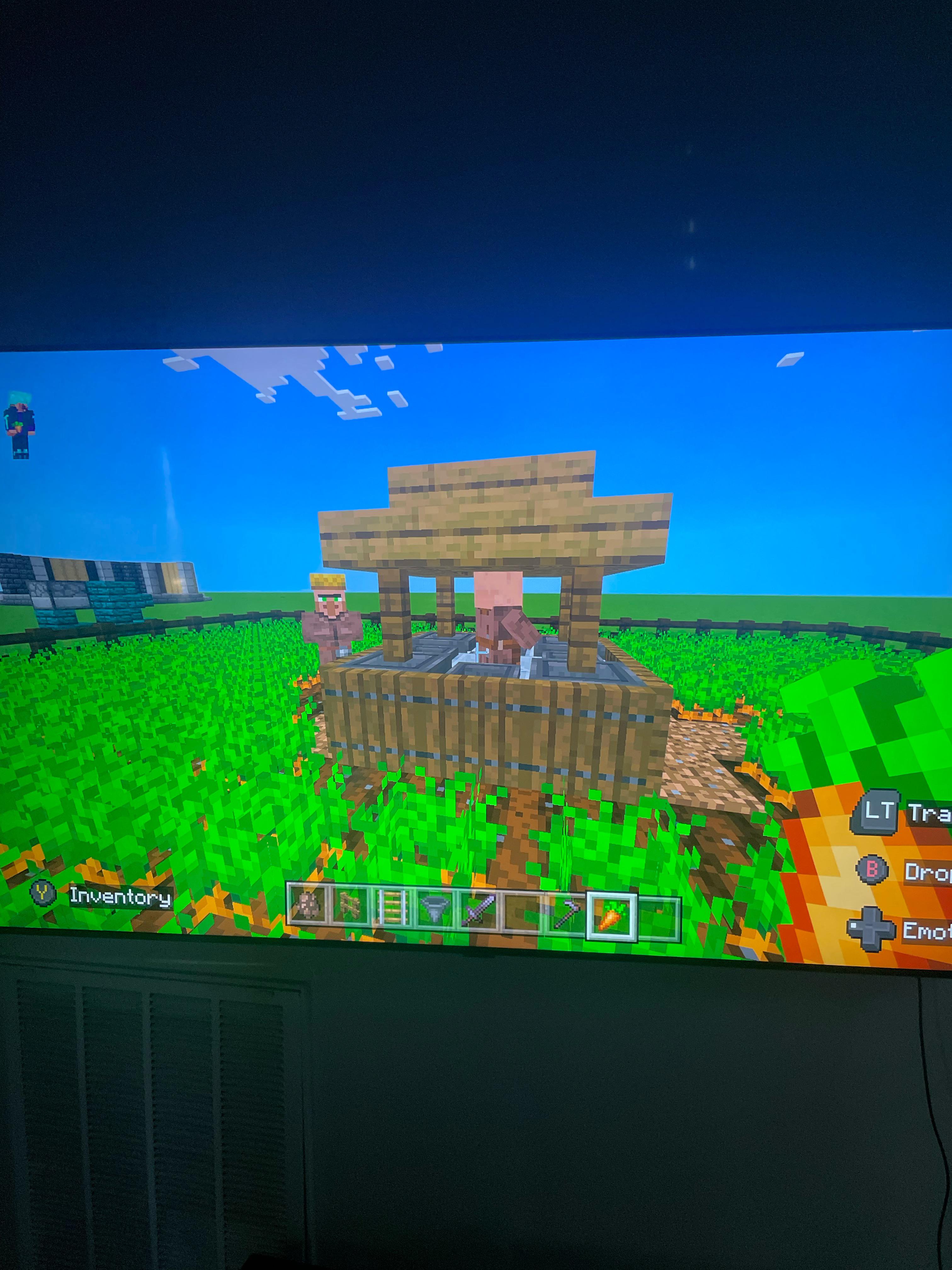 Minecraft villager farm not working r/Minecraftbuilds