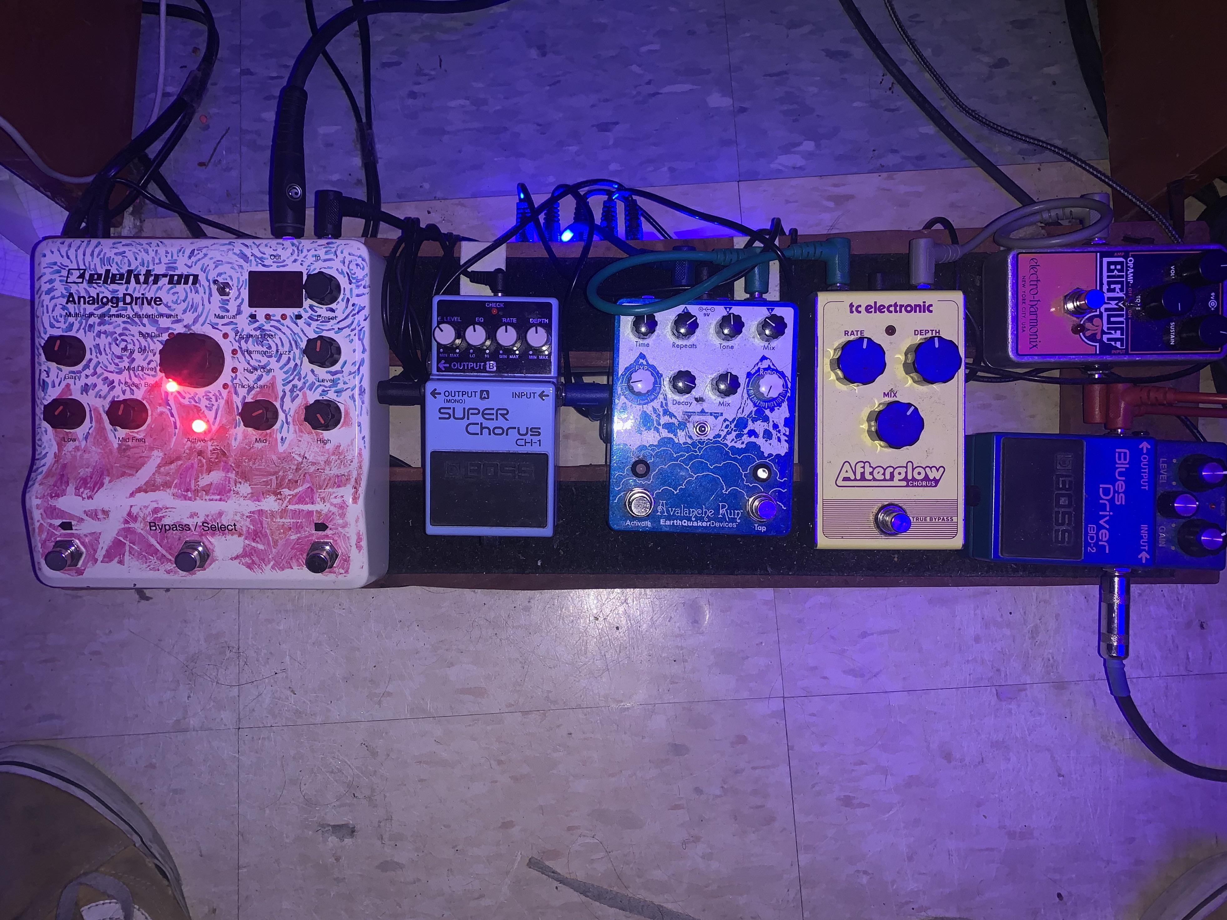 My 6month old pedal setup( r/guitarpedals