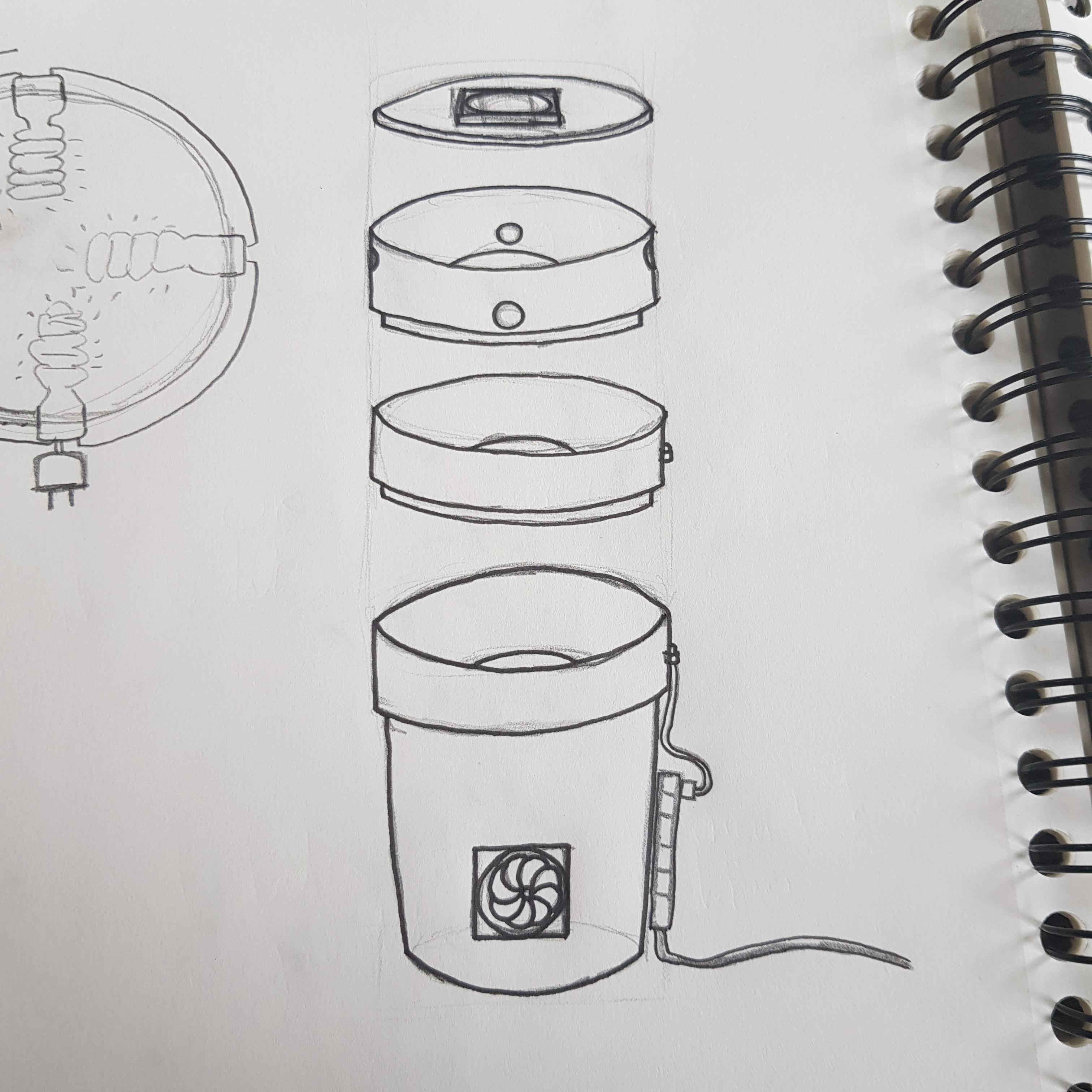 Started drawing my first design for my Space Bucket. r/SpaceBuckets