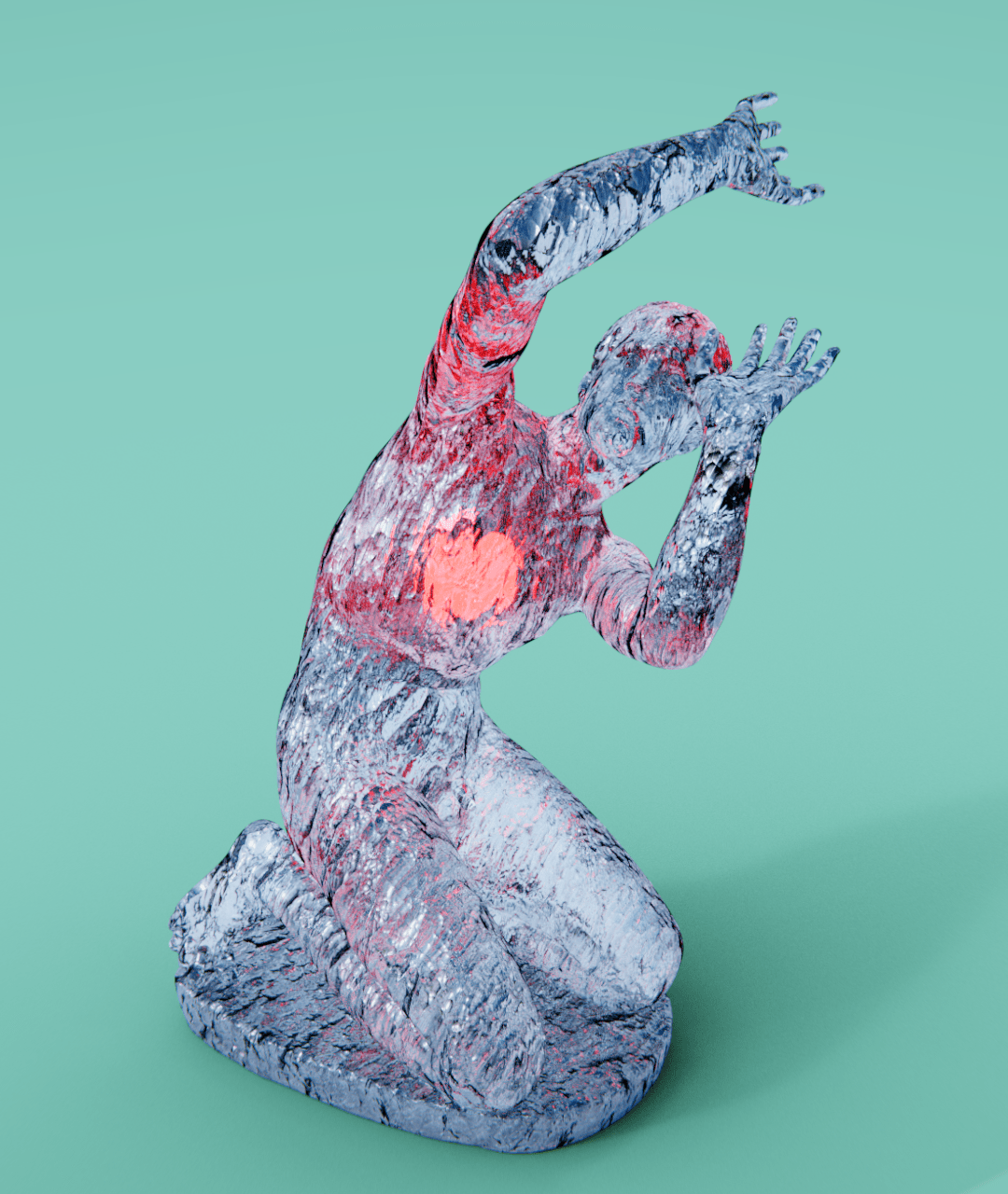 Making use of the free sculpture models from the Staten Museum for