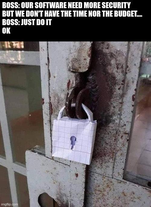 why was our data breached? r/ProgrammerHumor