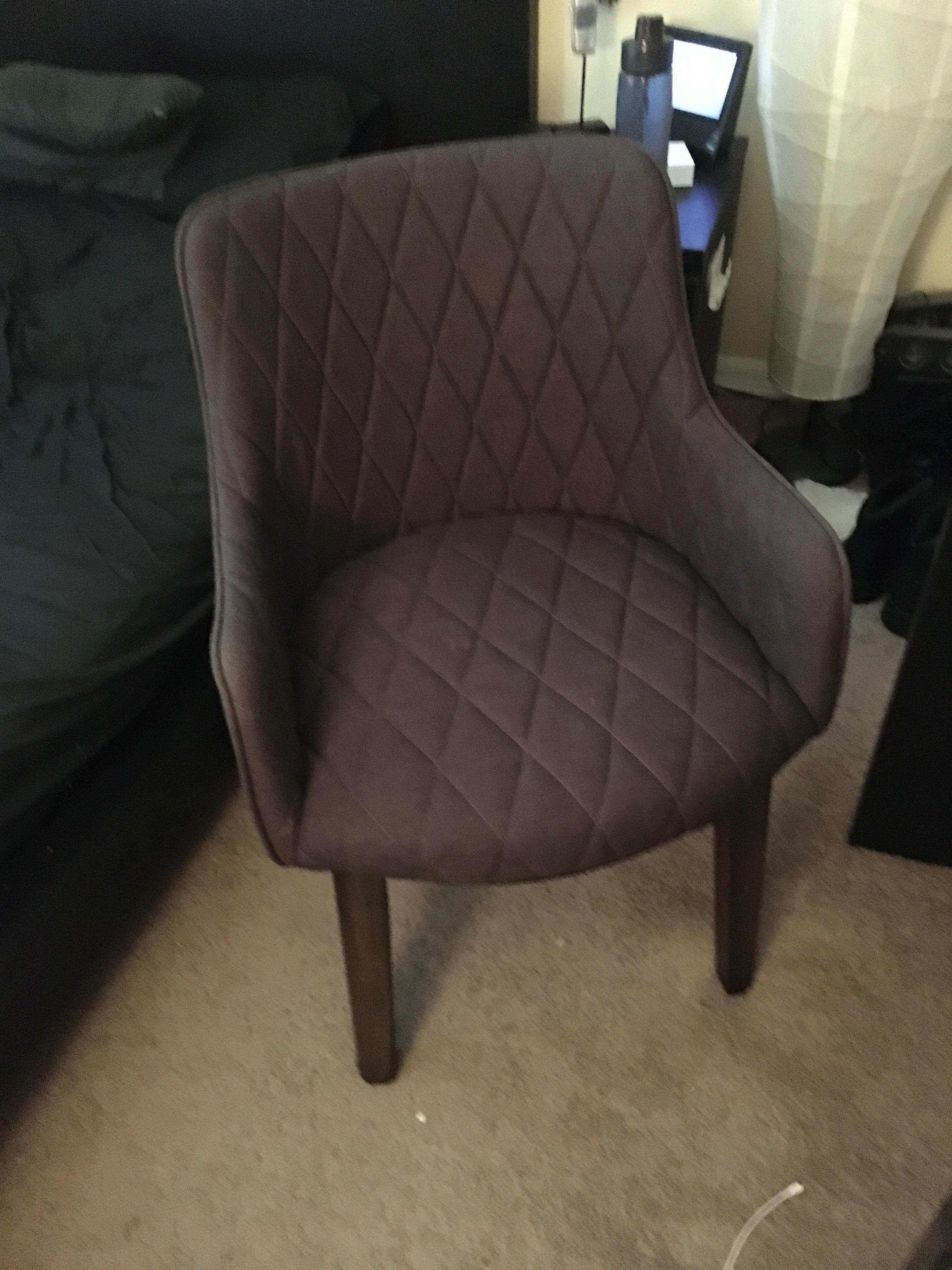 Picked up this super comfortable desk chair from a thrift store that is