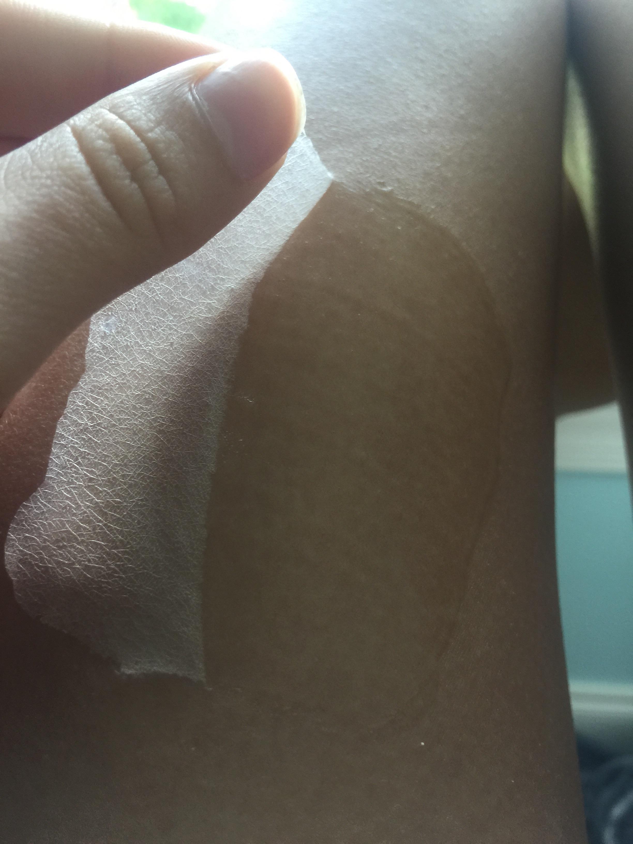 You are not human if peeling off dried glue does not satisfy you. r