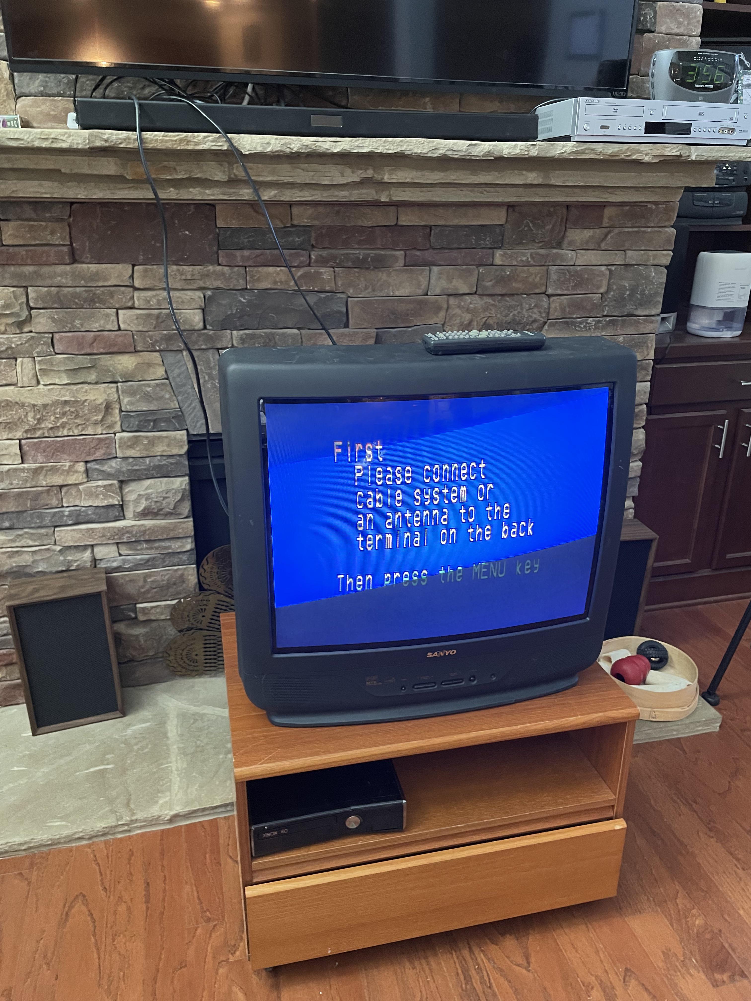 How to make Sanyo tv stop displaying this message r/crtgaming