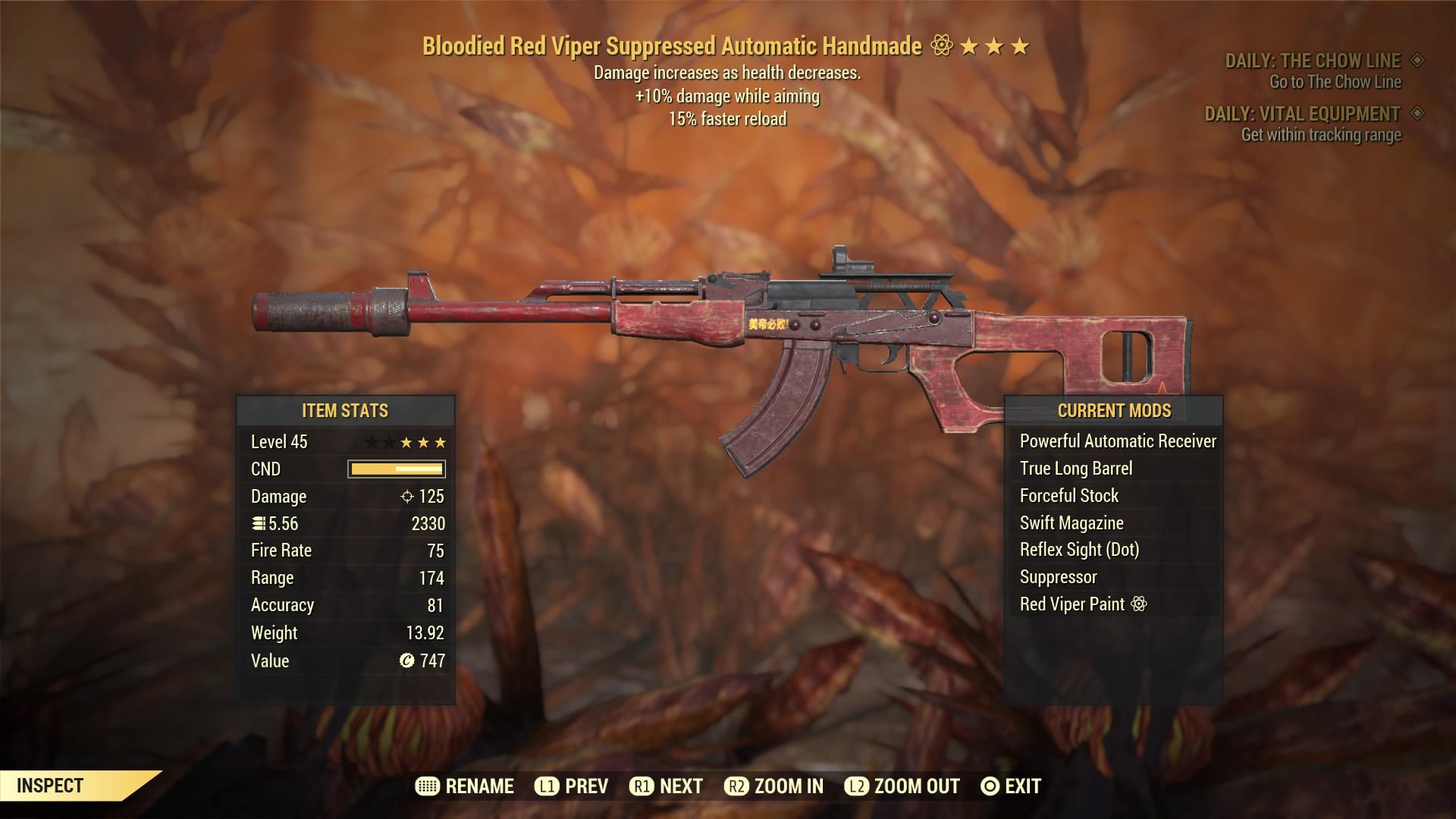 X01 scorched paint x 4 first four players to comment wins F76giveawaystrading