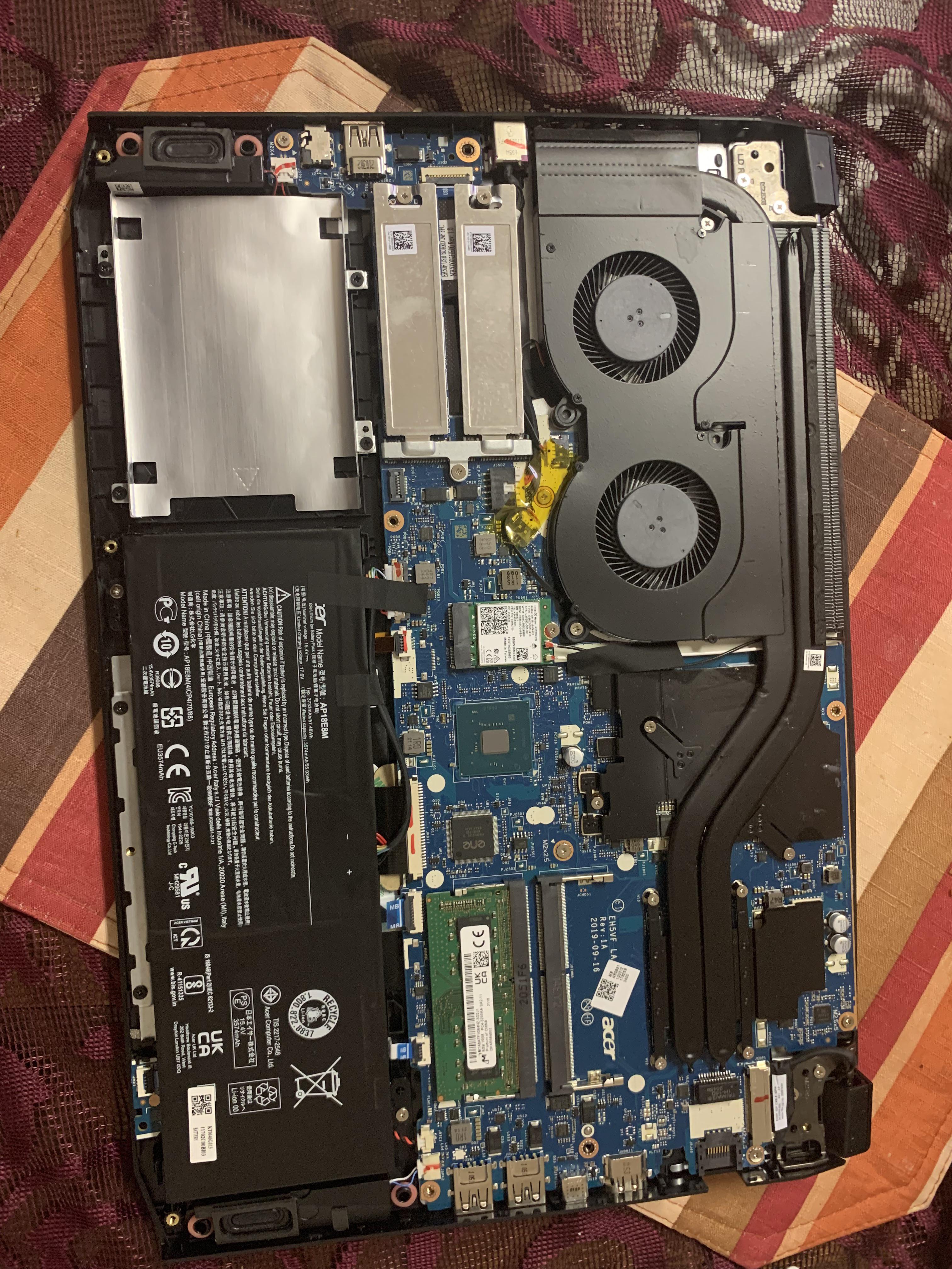 Question about my Acer Nitro 5 I want to replace my Hard drive( The