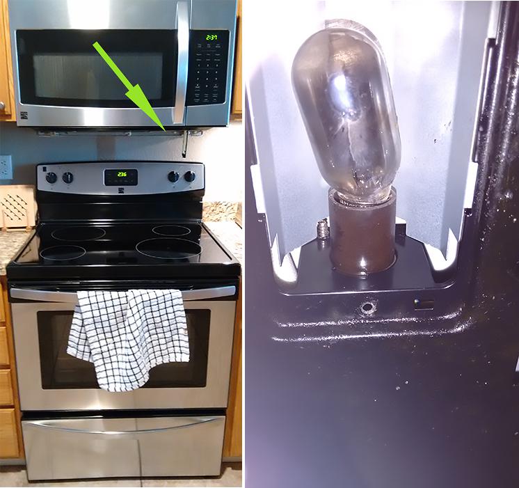 Stove light just blew out.... r/fixit