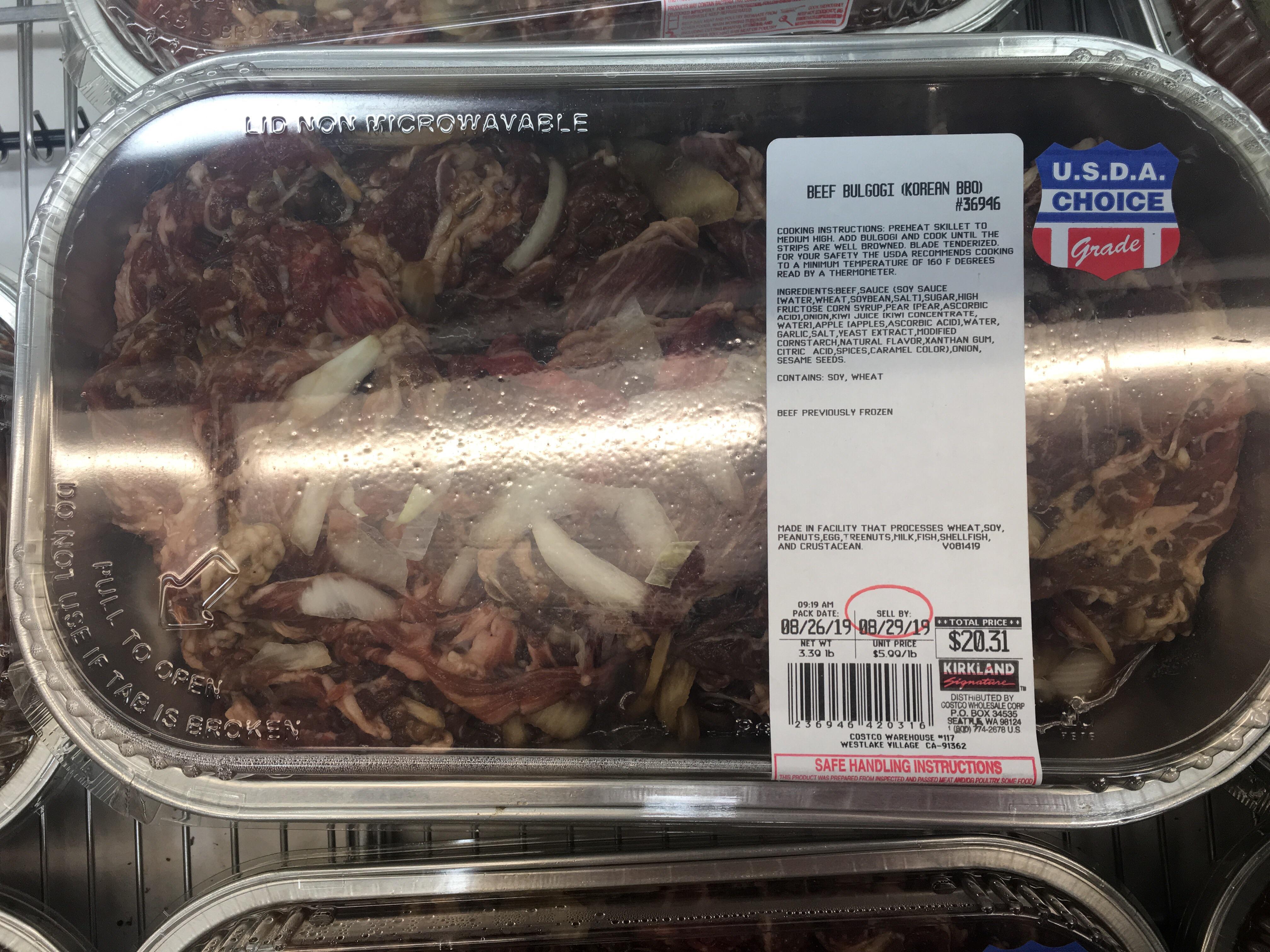 Costco Cuisine A Review Of Costco's Beef Bulogi Korean BBQ, 42 OFF