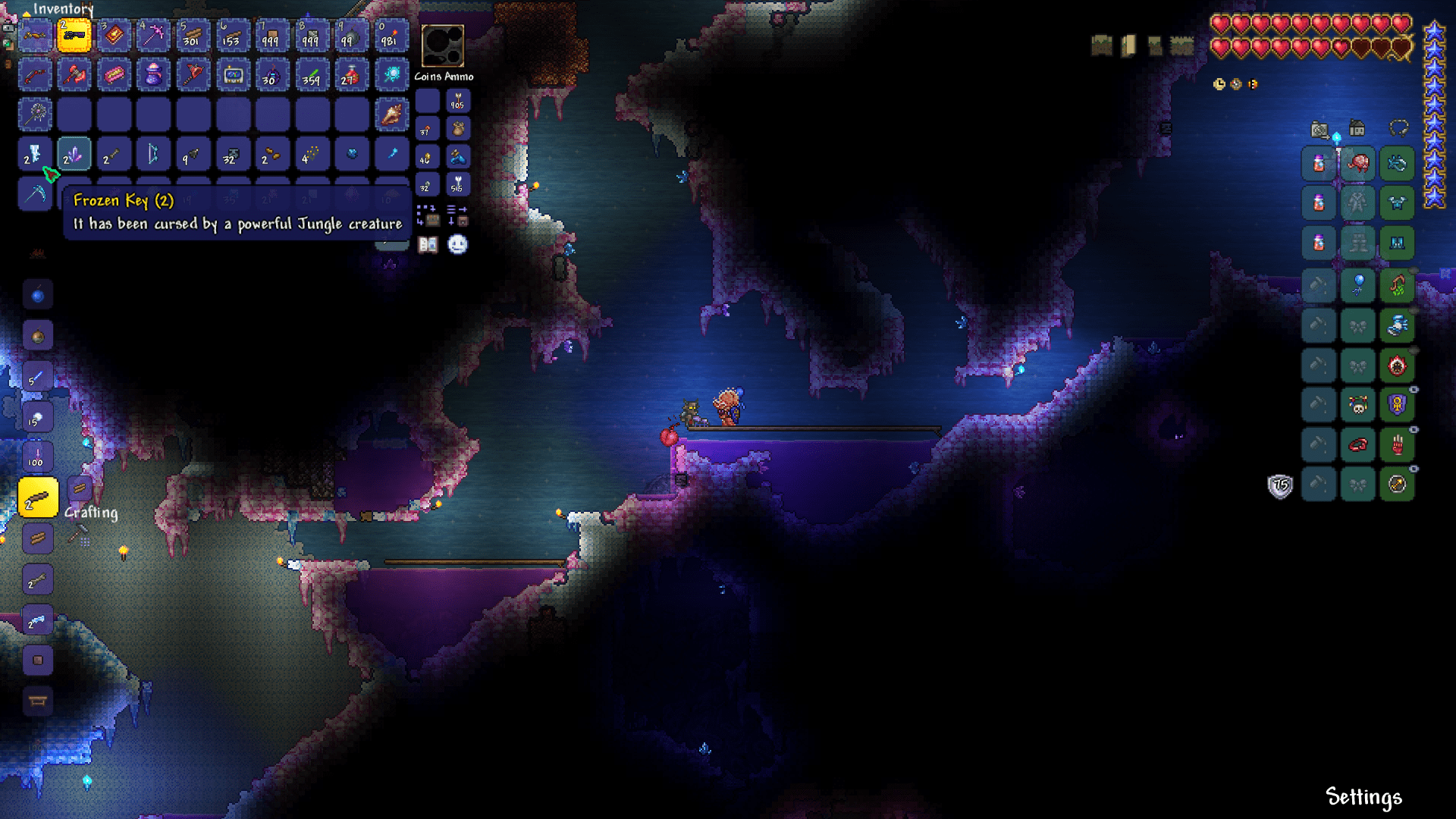 I just got 2 Frozen keys from the same enemy! (Ice tortoise) r/Terraria