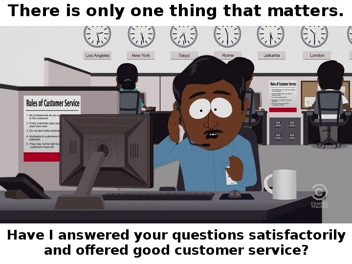 There's only one thing that matters southpark